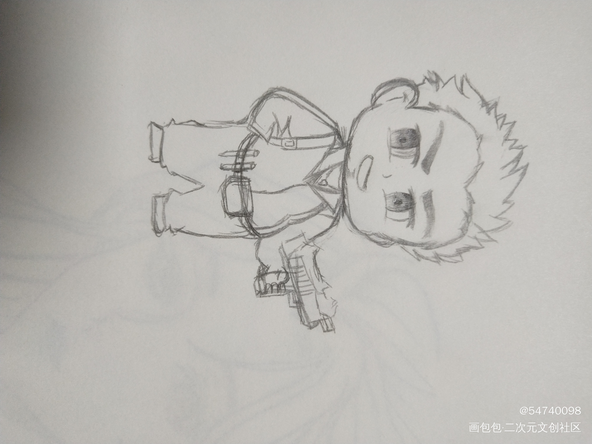 _盗墓笔记手绘临摹绘画作品