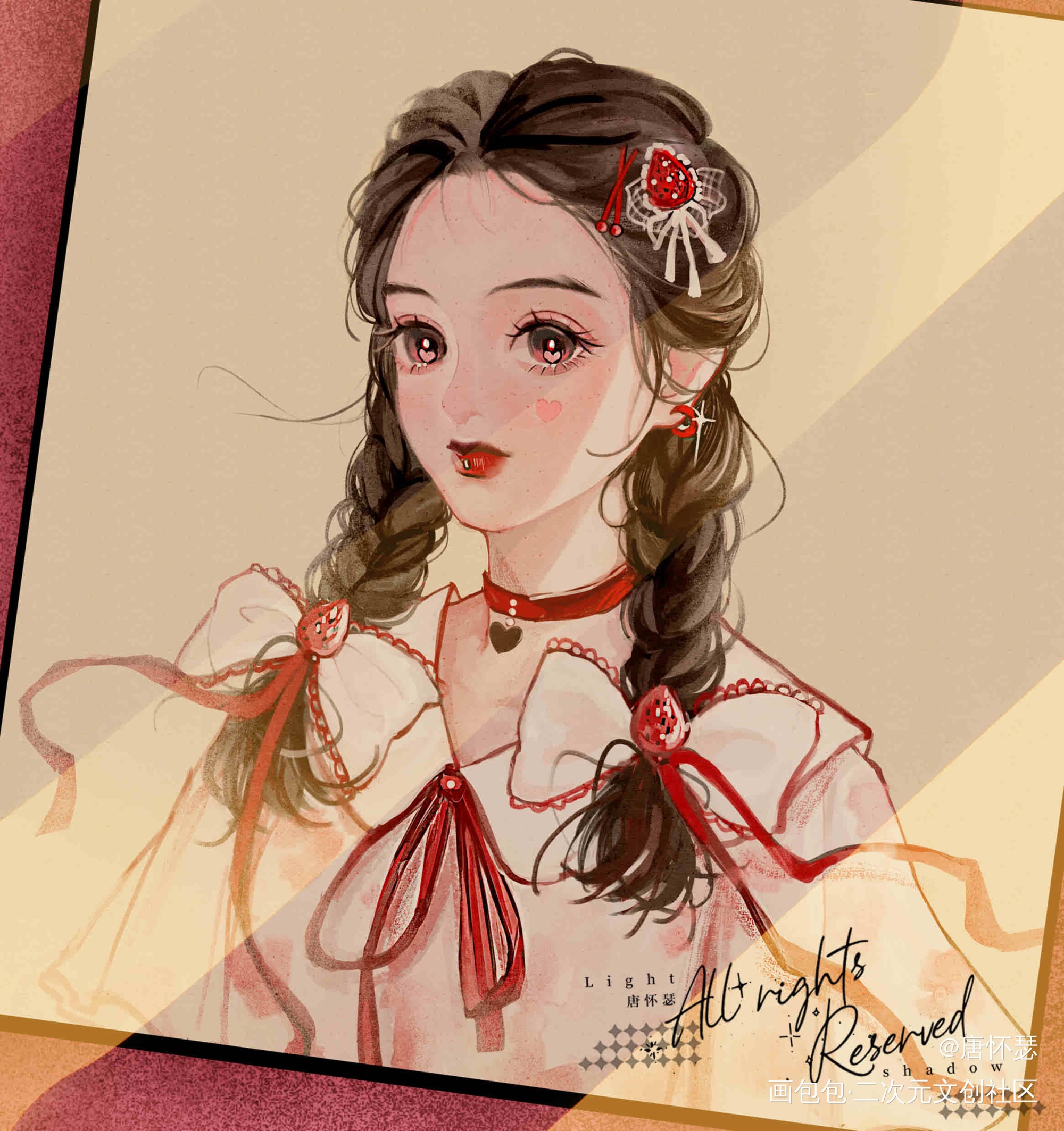 甜妹小林_日系插画原创绘画作品