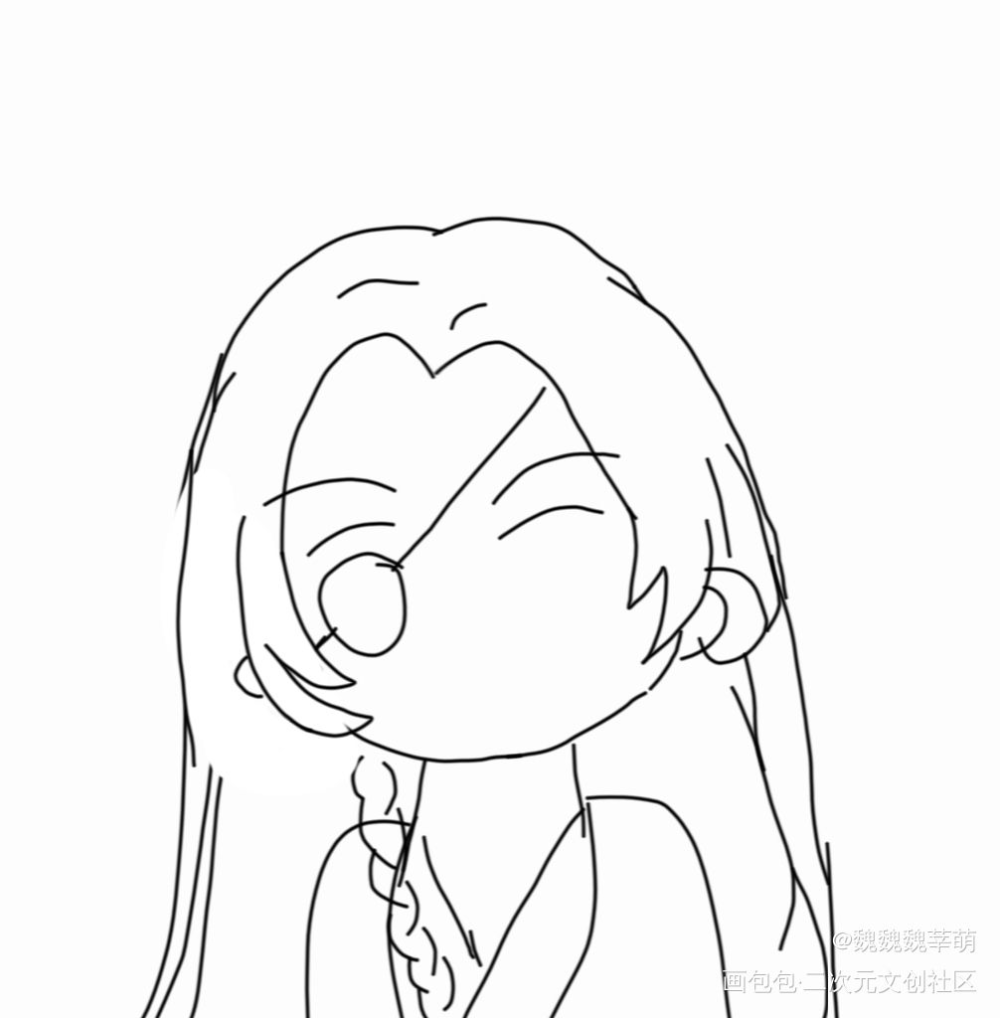 一张草稿_天官赐福花怜花城Q版绘画作品