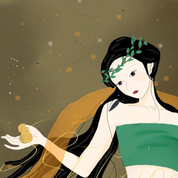 女娲娘娘_古风人物古风古风美女绘画作品