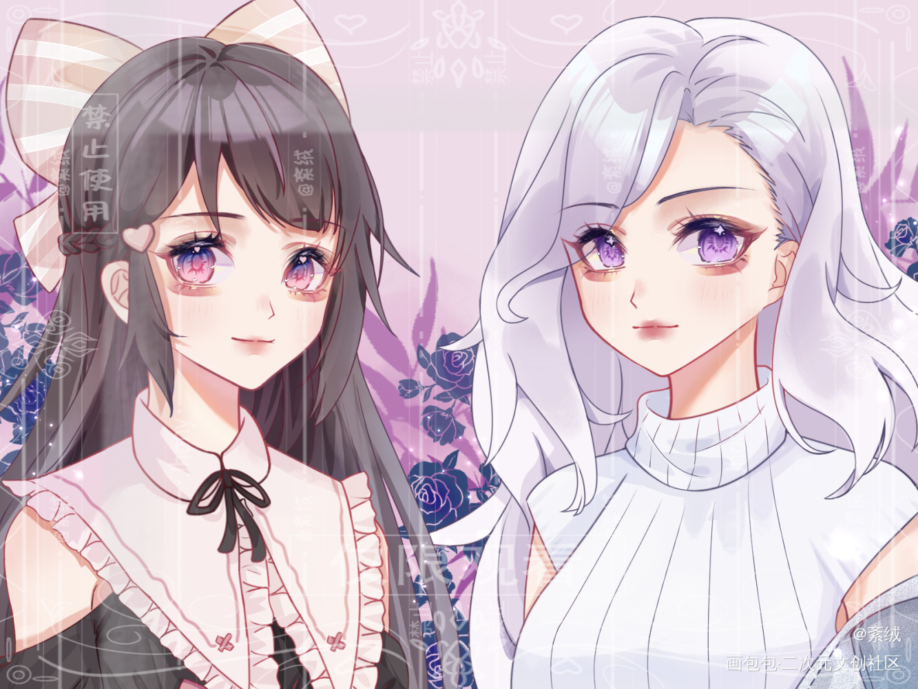 触漫稿子_平涂日系约稿绘画作品
