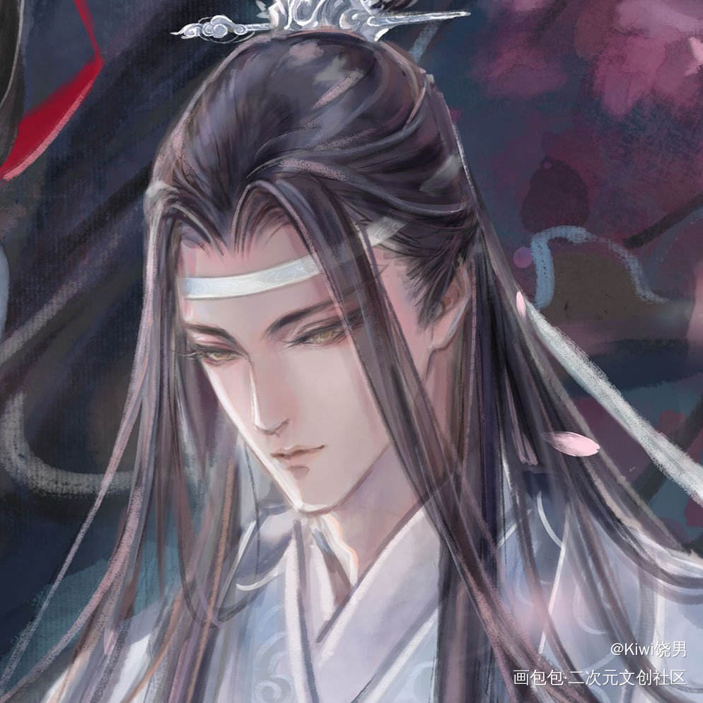 《无羡人间春风客》曲绘_魔道祖师忘羡蓝忘机魏无羡绘画作品