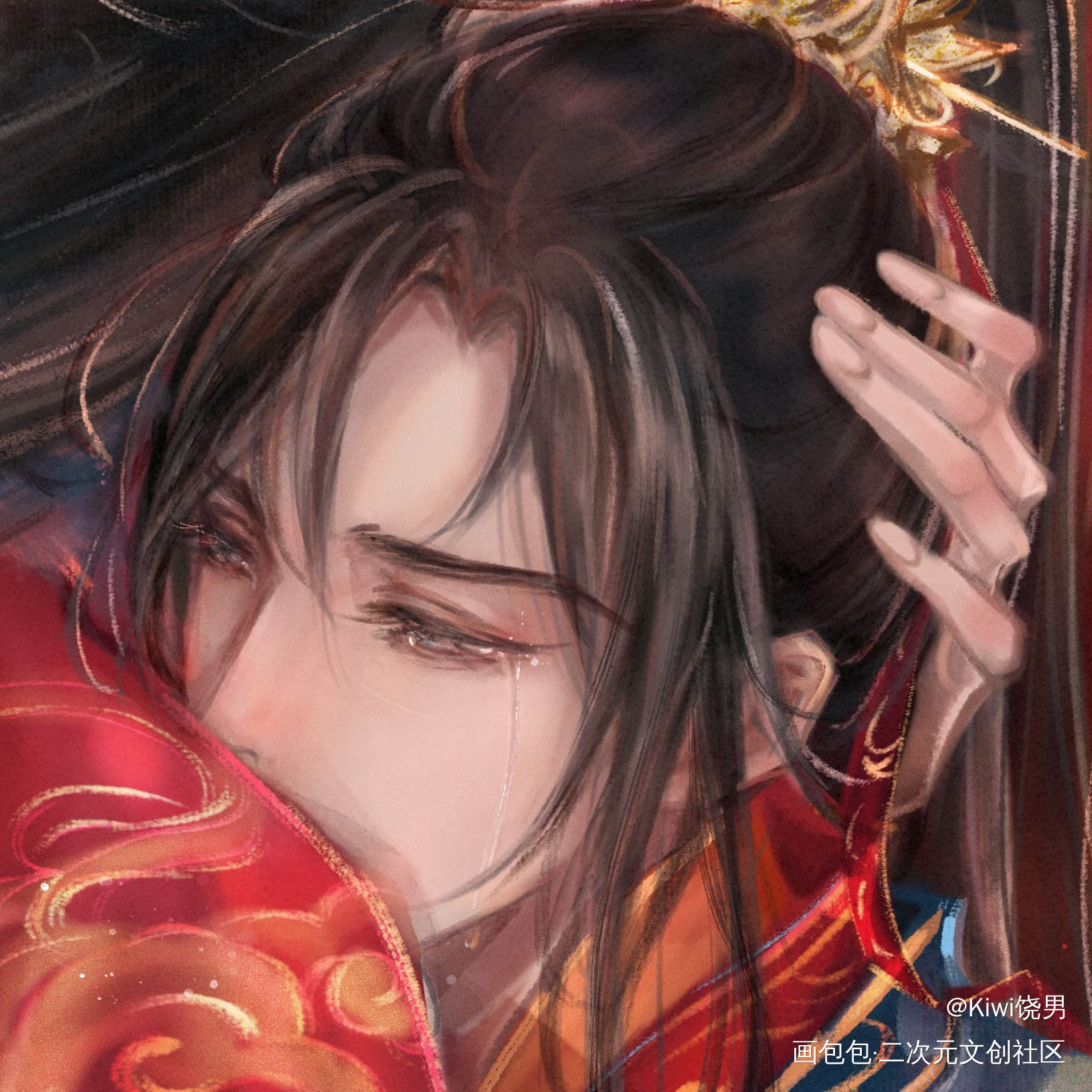 忘羡《归宿》_魔道祖师忘羡蓝忘机魏无羡绘画作品