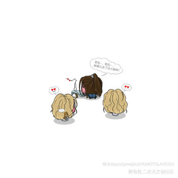 萌萌找喵_二哈和他的白猫师尊梅含雪薛蒙q版双梅萌梅寒雪绘画作品