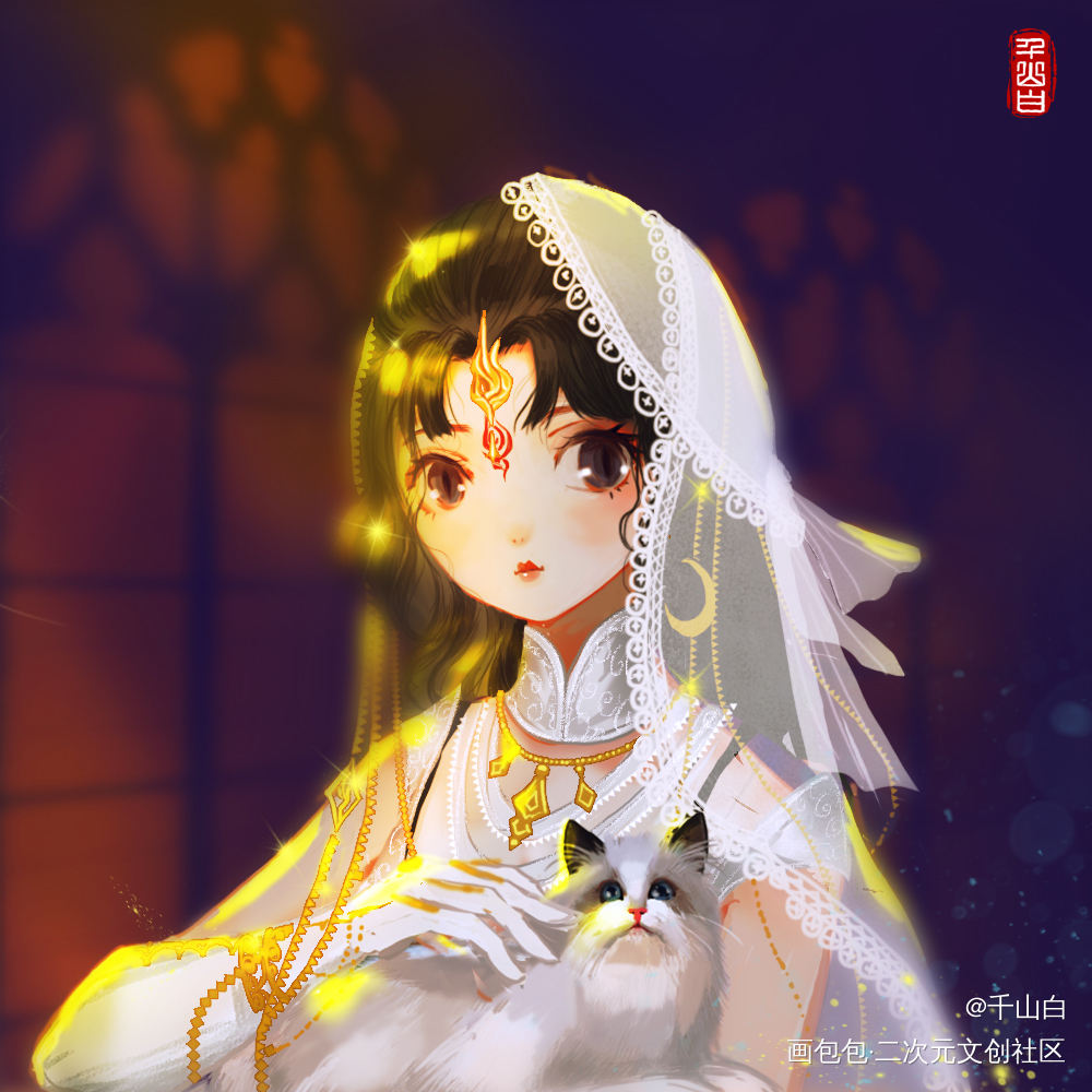 喵_剑网3水墨古风厚涂求配文我要上首推同人绘画作品
