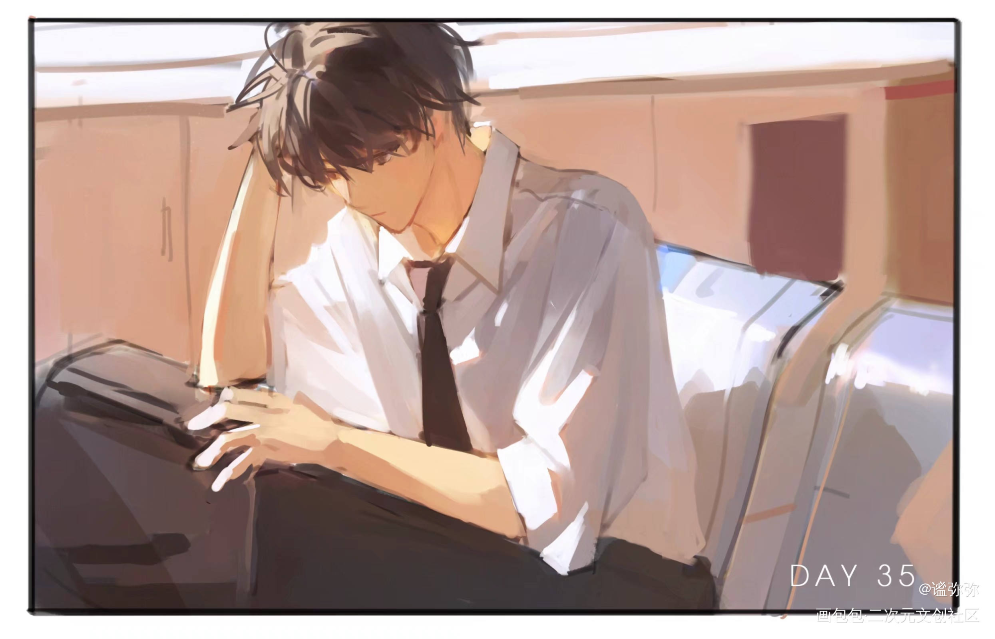 一些色彩打卡练习_厚涂绘画练习绘画作品