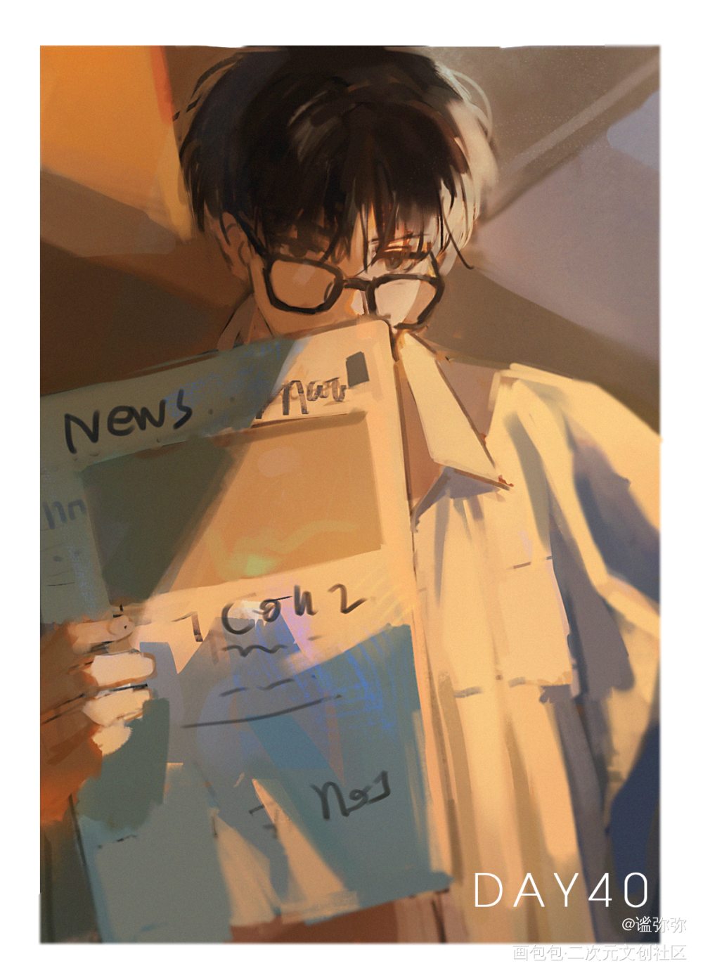 一些色彩打卡练习_厚涂绘画练习绘画作品
