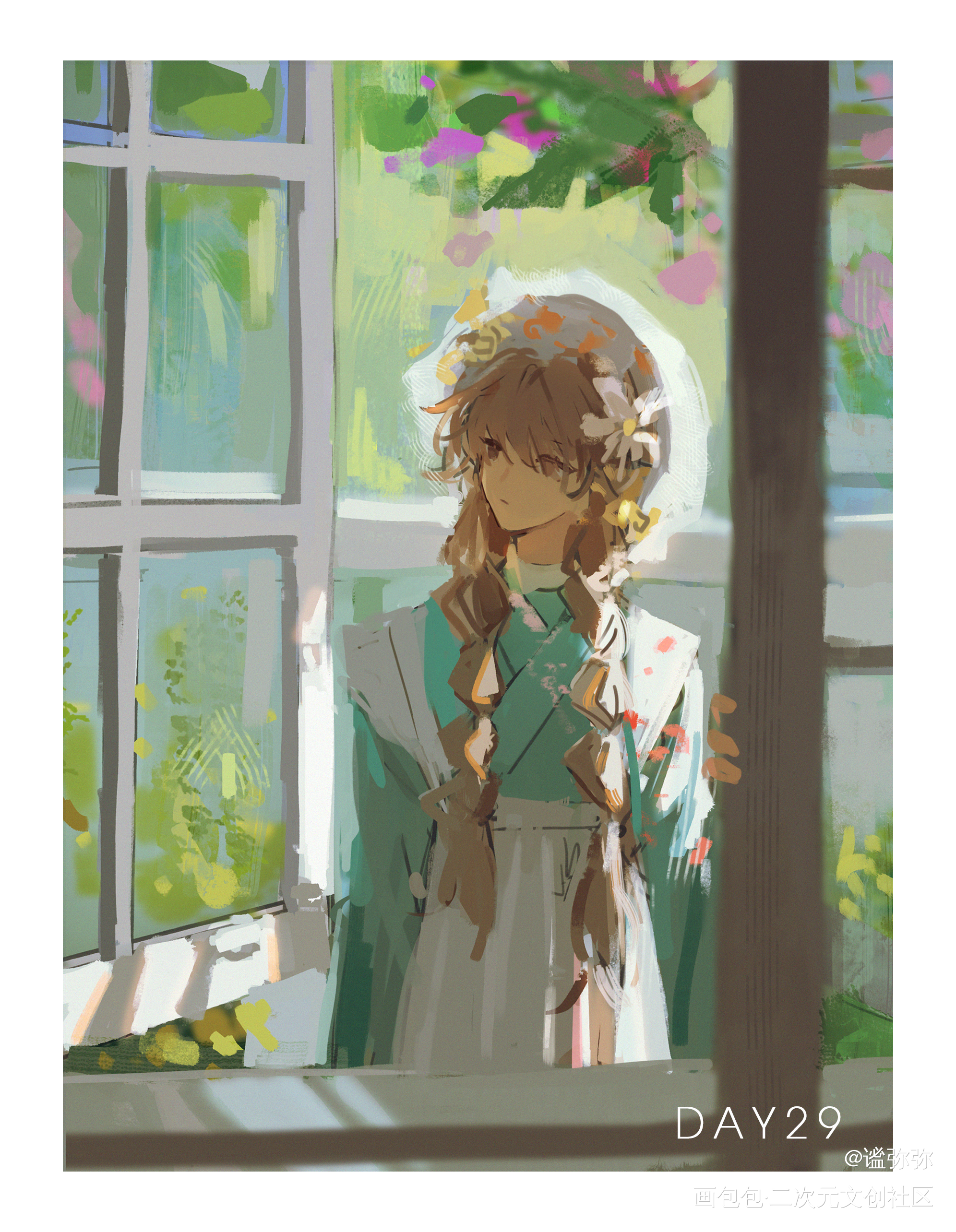 一些色彩打卡练习_厚涂绘画练习绘画作品