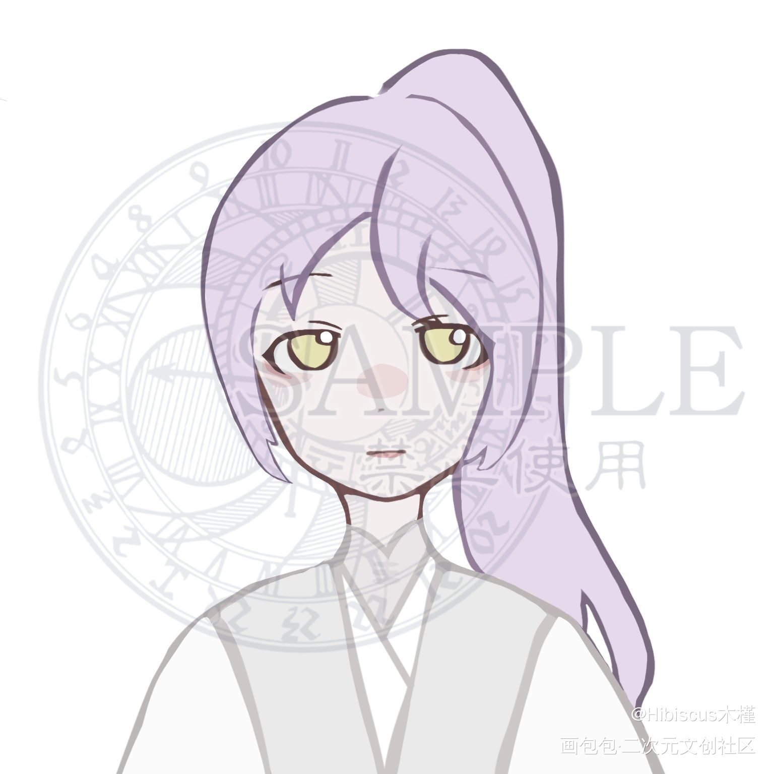 晒晒孩子_白菜约稿约稿oc绘画作品