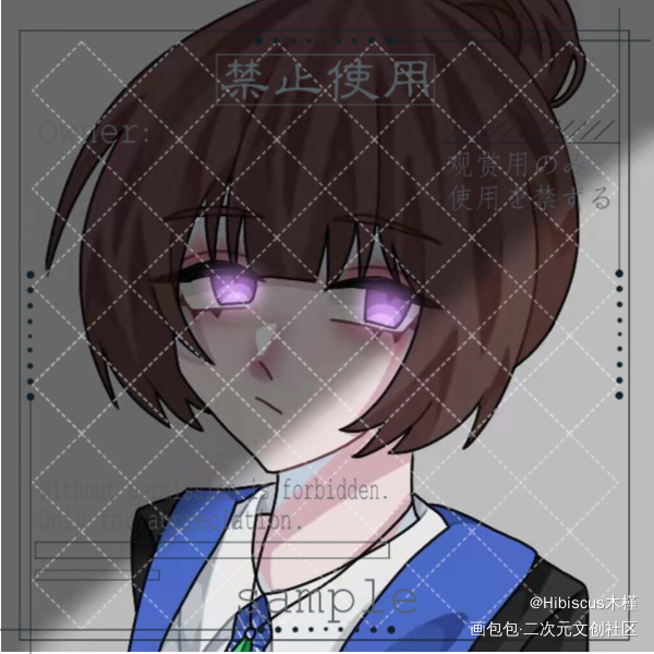 晒晒孩子_白菜约稿约稿oc绘画作品