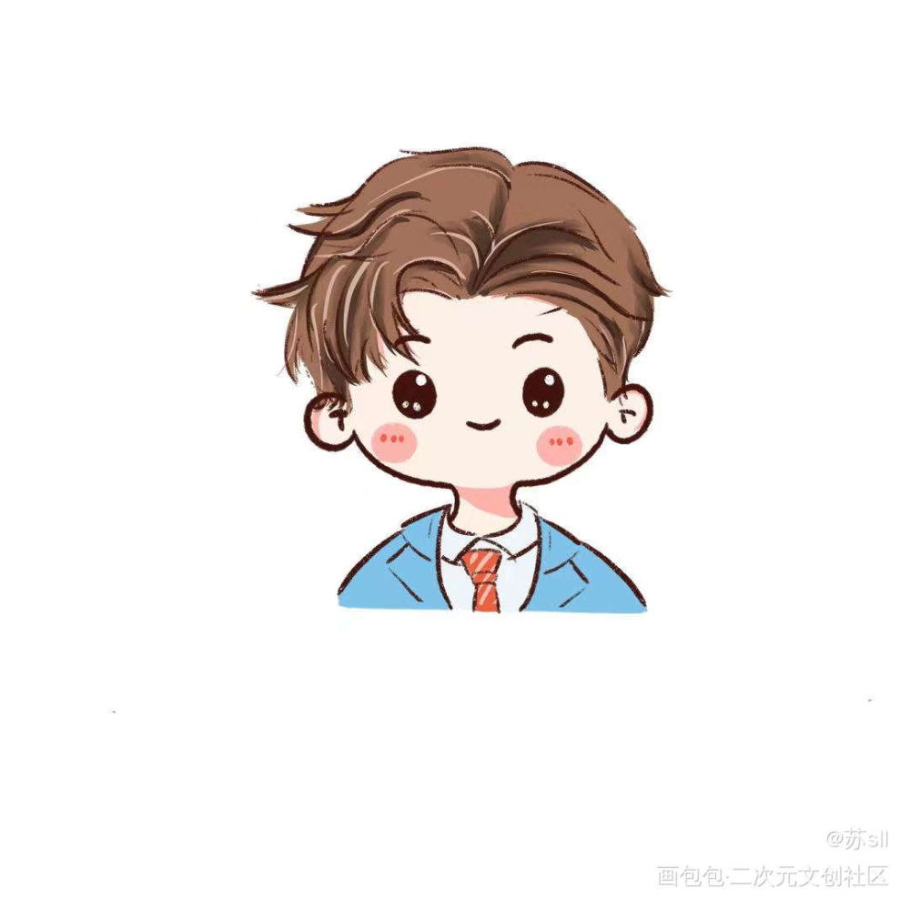 李简Q版和口罩例图_你却爱着一个傻逼188男团李简Q版约稿绘画作品