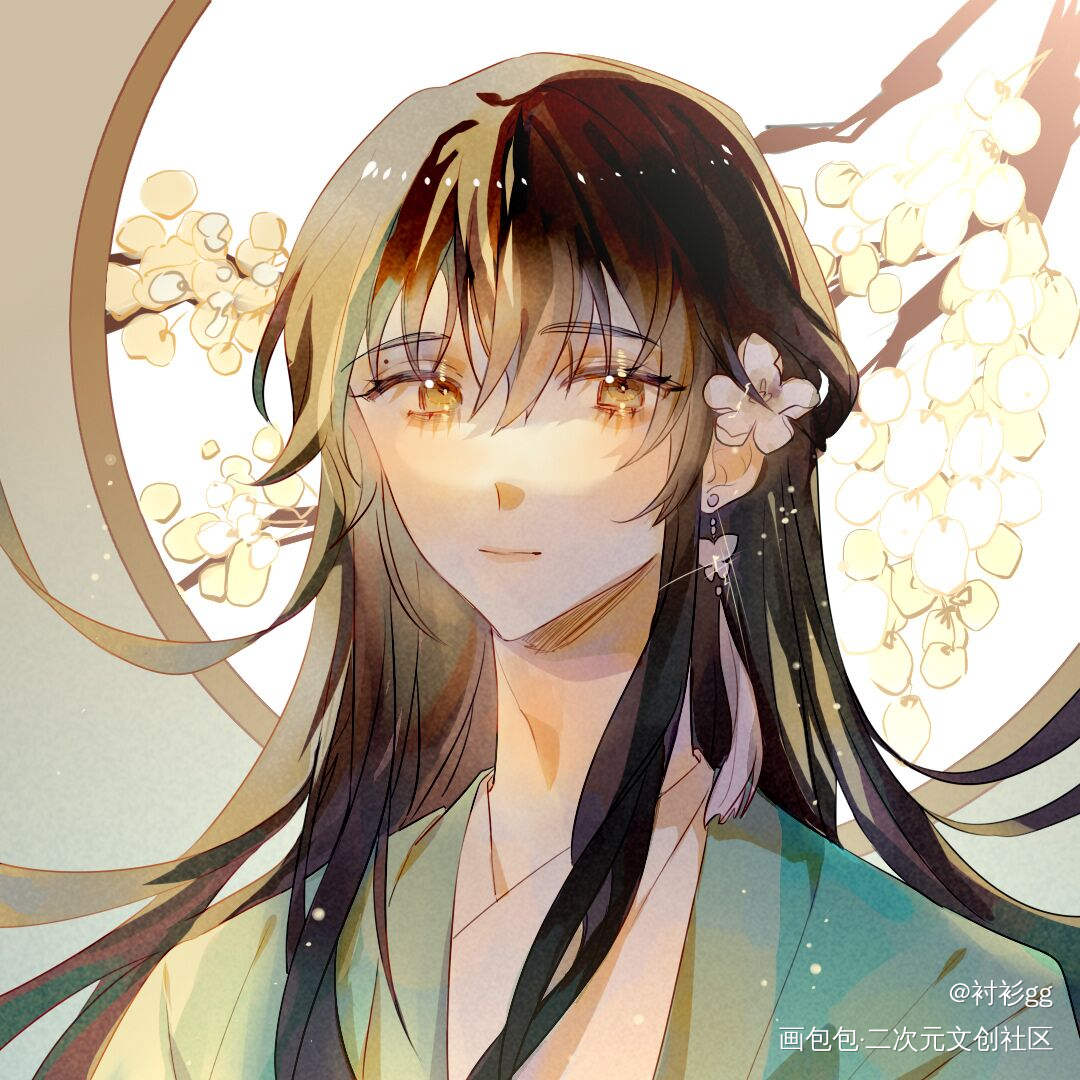 一些我的oc和亲友的oc_安榭祝余平涂宿乱星祝安blococ绘画作品
