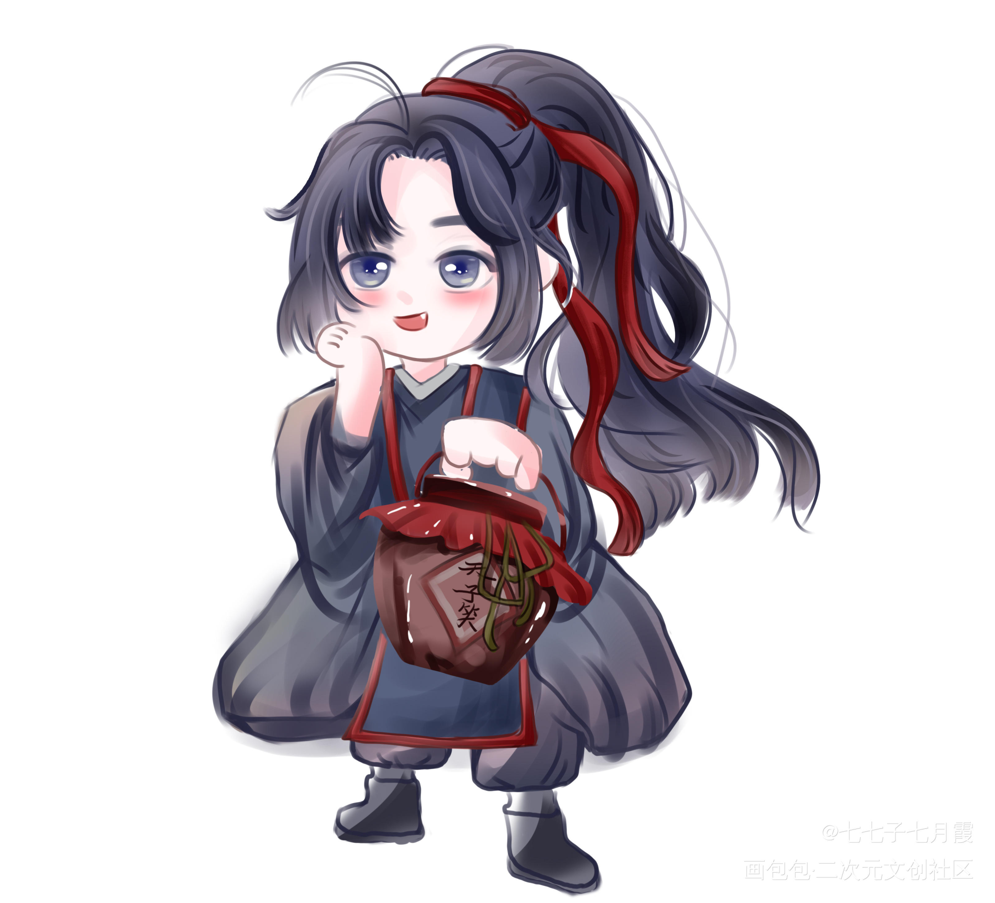 _魔道祖师魏无羡绘画作品