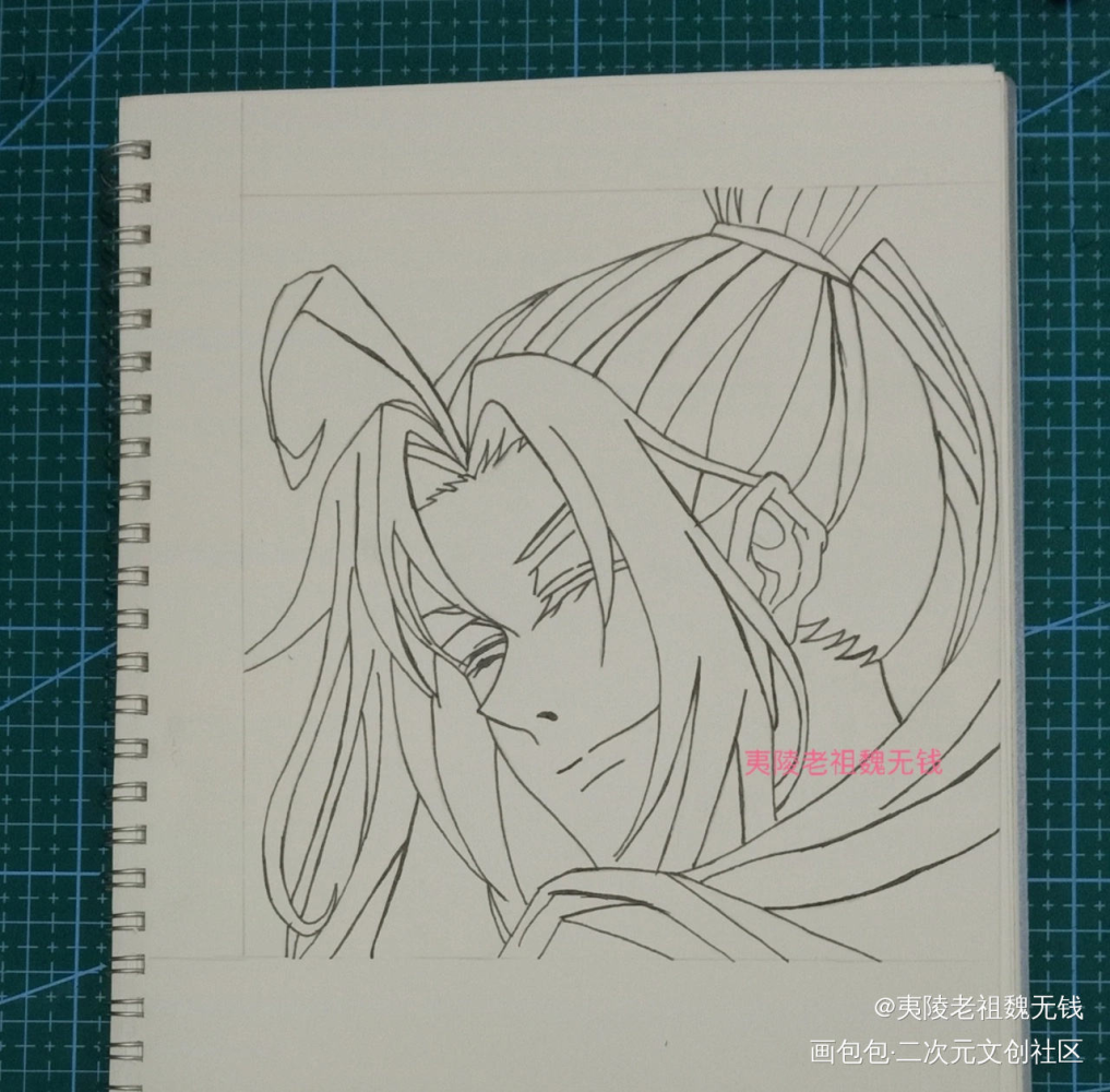 魏婴_魔道祖师忘羡魏无羡手绘绘画作品