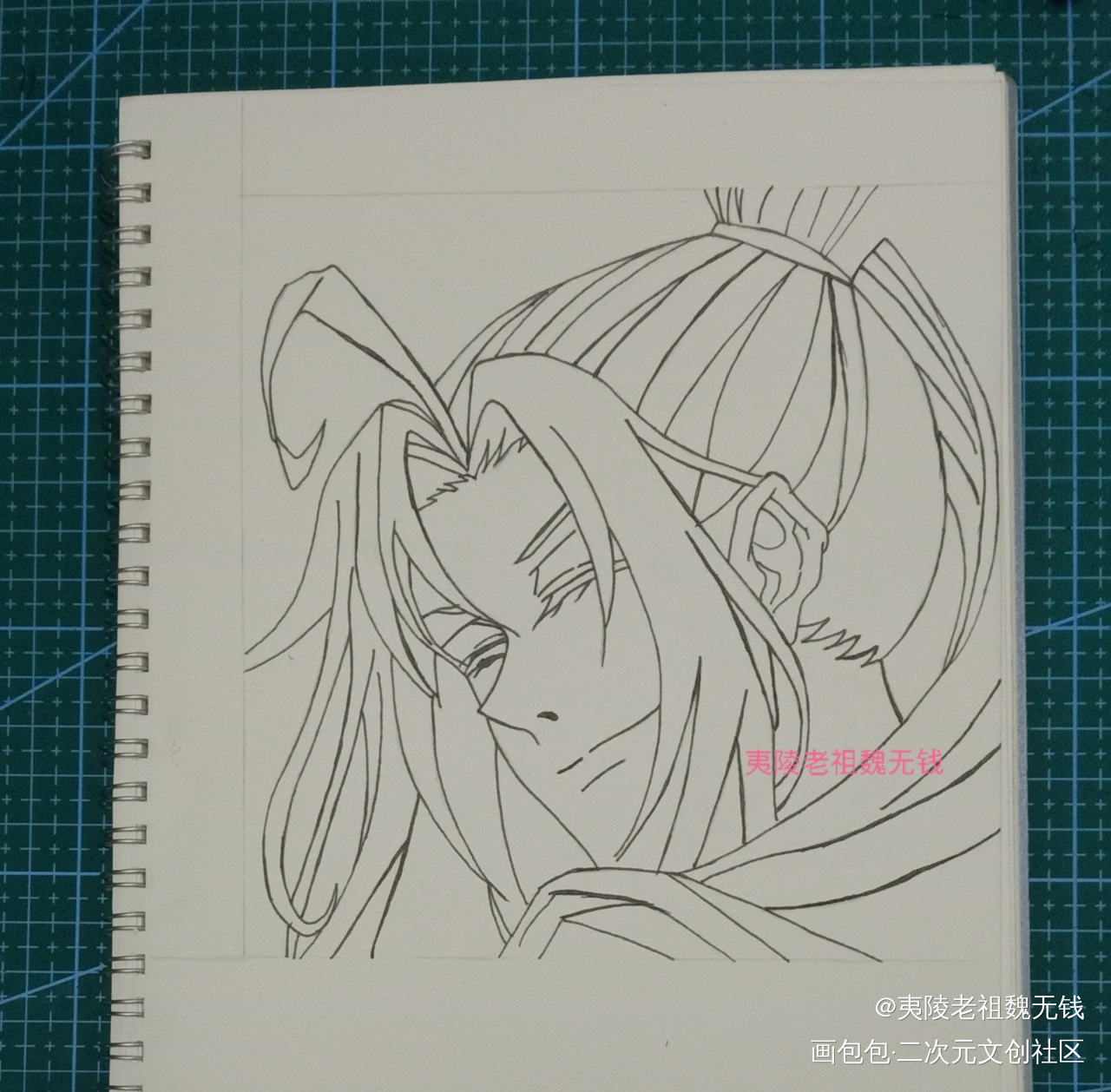 魏婴_魔道祖师忘羡魏无羡手绘绘画作品