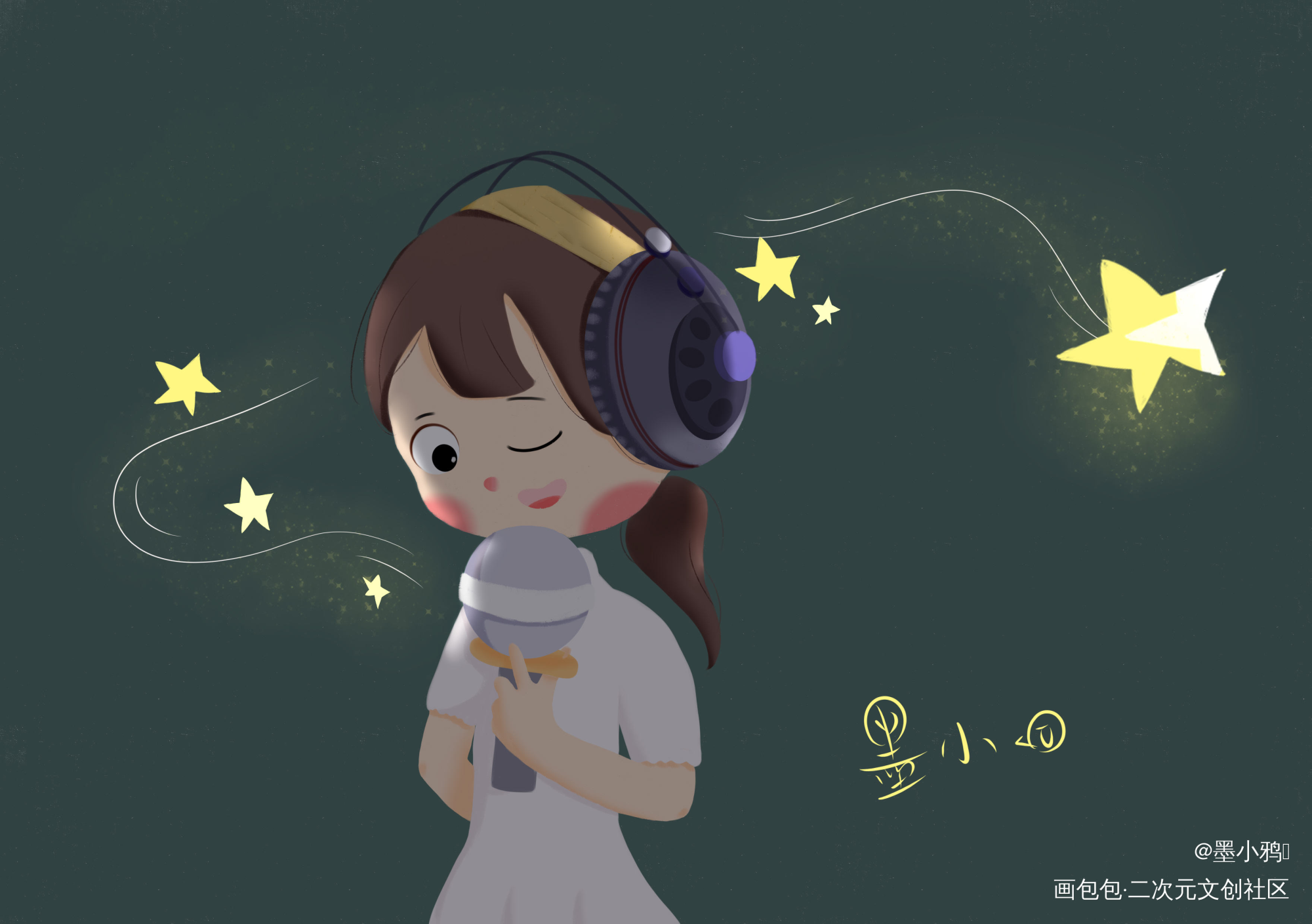 _插画绘画作品