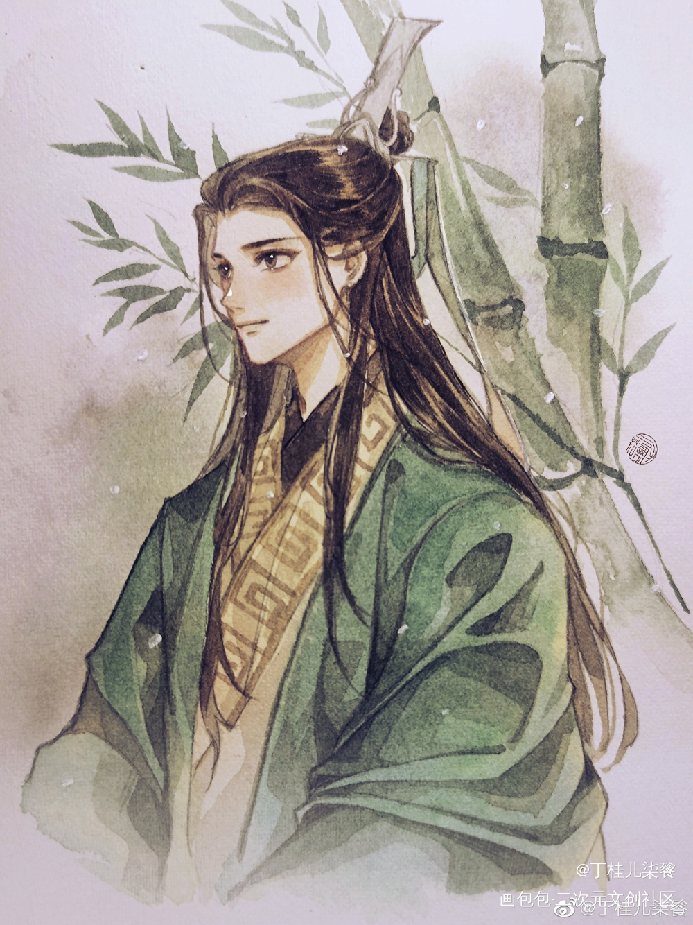 春山好风景呀～_人渣反派自救系统古风墨香铜臭绘画作品