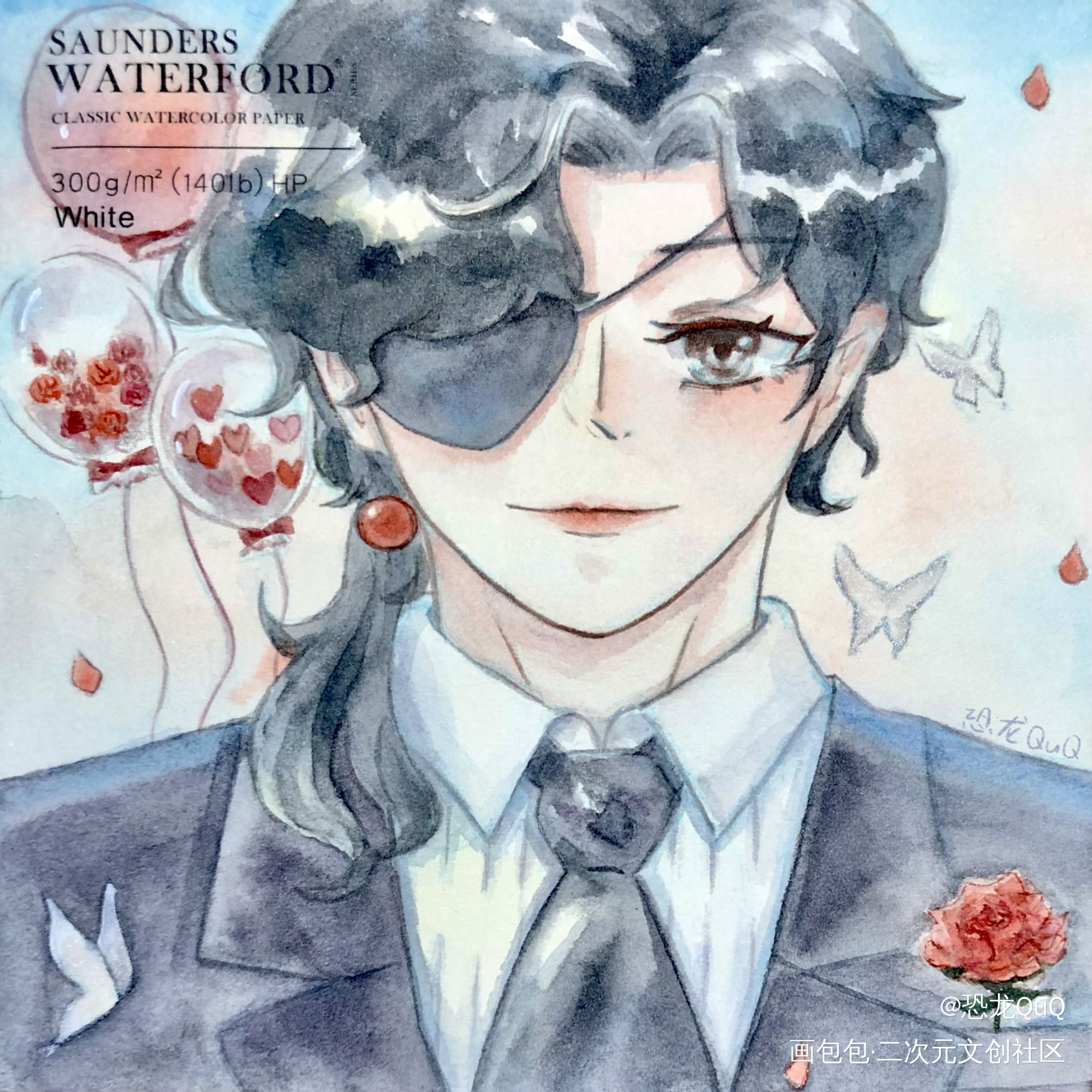 婚礼情头—花城_绘画作品