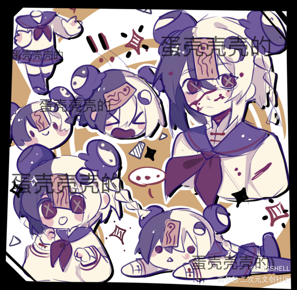 晒晒_oc绘画作品