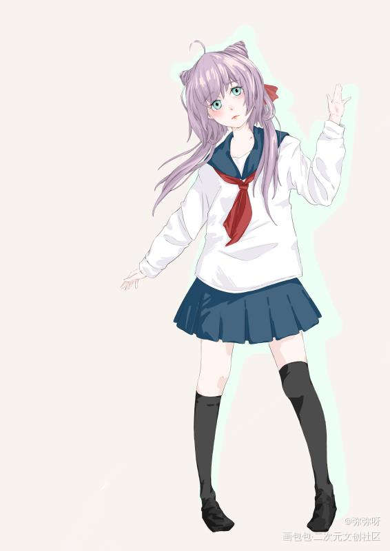 委托稿_立绘日系插画原创插画约稿绘画作品