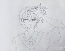 (´∀｀)♡_绘画作品