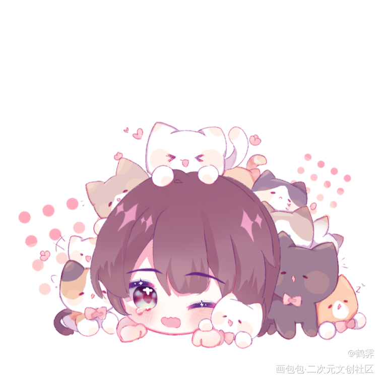 程秀猫猫堆_娘娘腔188男团李程秀Q版指绘绘画作品