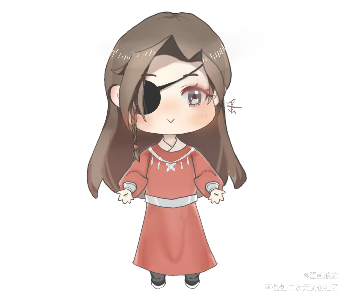 花花～_天官赐福花城Q版墨香铜臭绘画作品