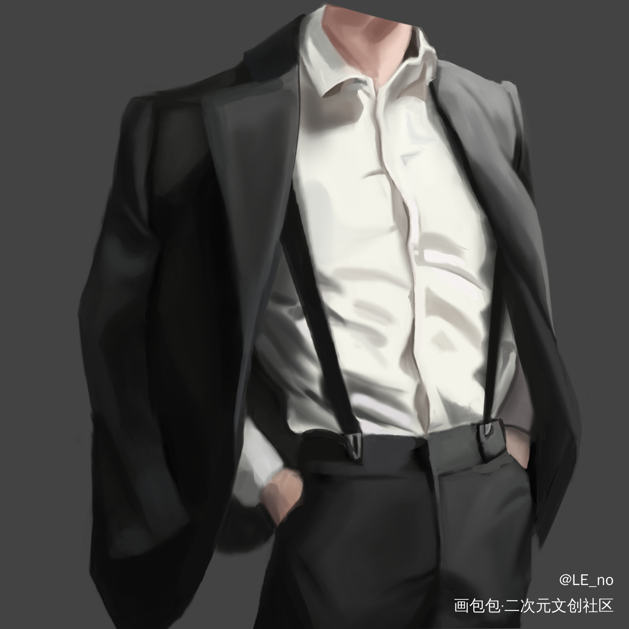 大屁股大_厚涂绘画作品