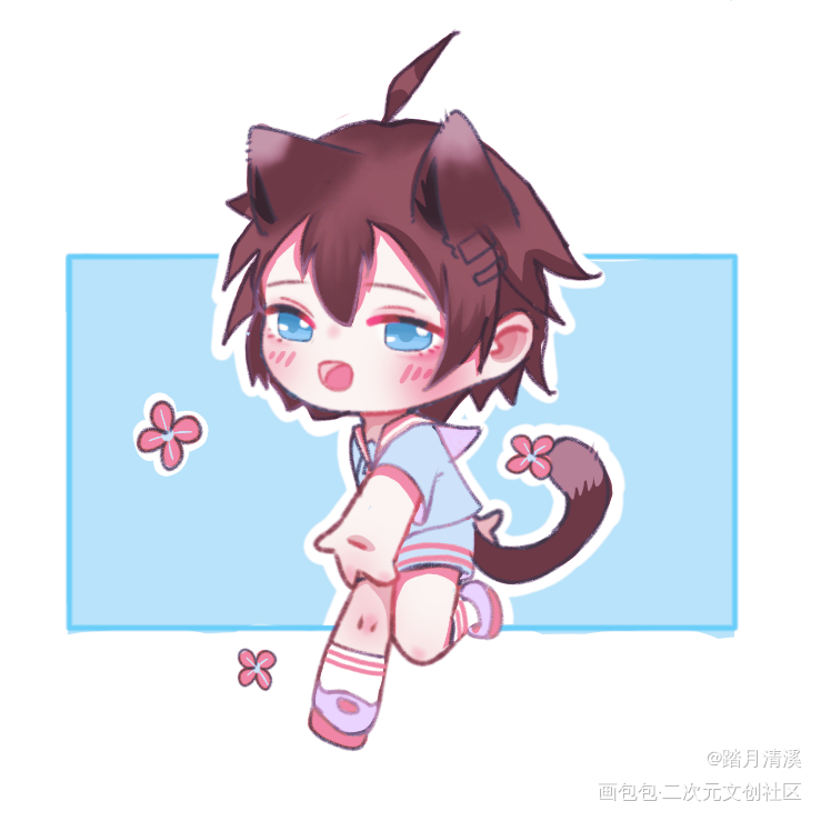 程秀猫猫_娘娘腔188男团李程秀Q版耽美二次元绘画作品
