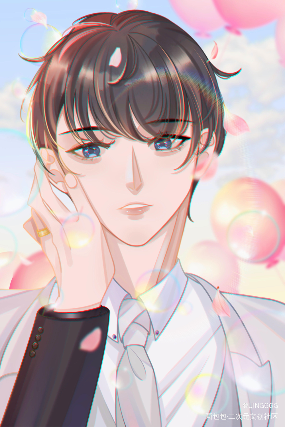 相爱的少年们请爱吧_某某添望绘画作品