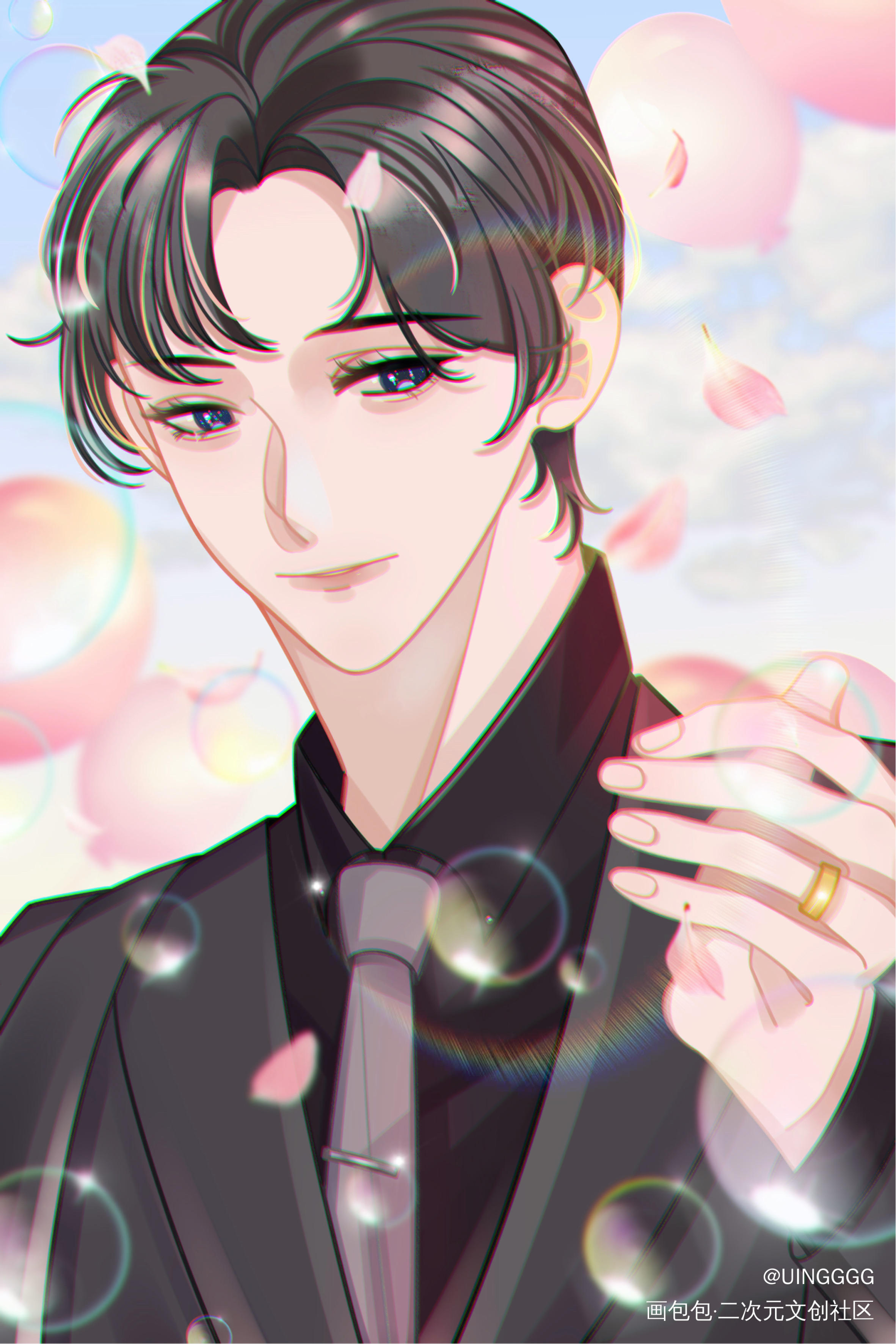 相爱的少年们请爱吧_某某添望绘画作品