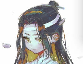 摸一个可爱叽_绘画作品