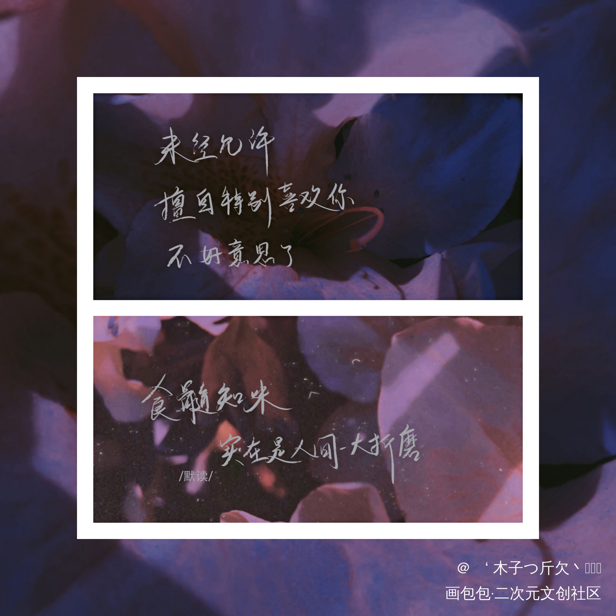 默读_默读原耽语录字体设计我要上首页板写绘画作品