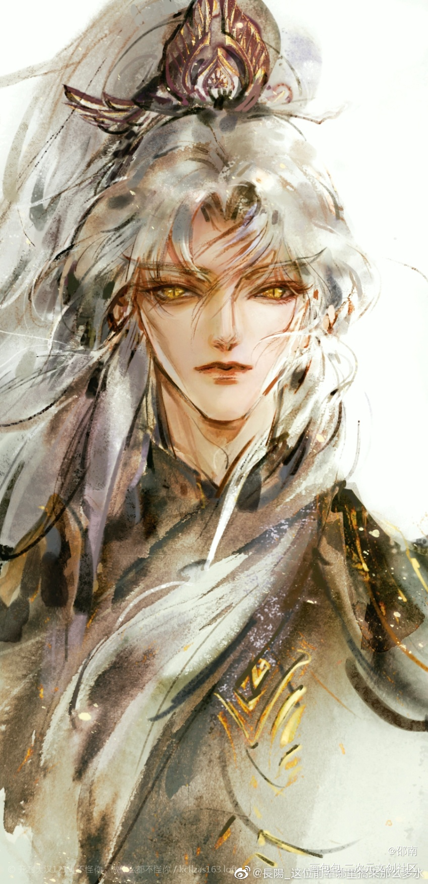 第二次临摹_手绘古风临摹绘画作品