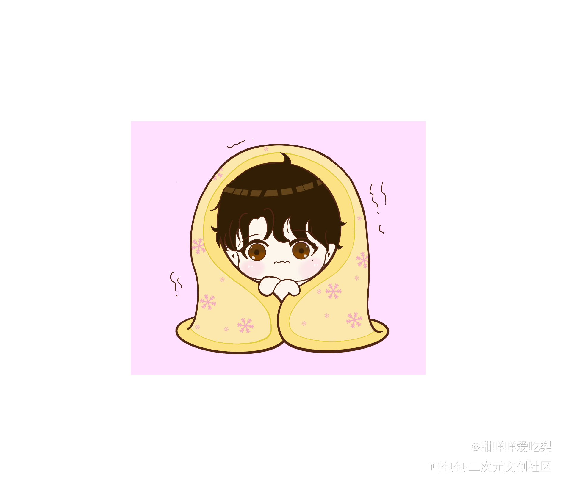 黎叔叔怎么还不回来！！_谁把谁当真妹叔赵锦辛Q版绘画作品