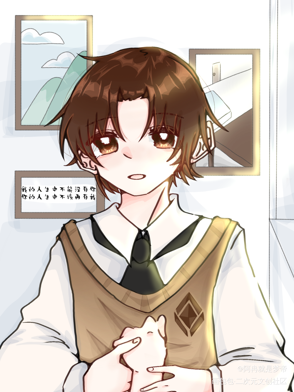 洛羿_188男团洛温洛羿绘画作品