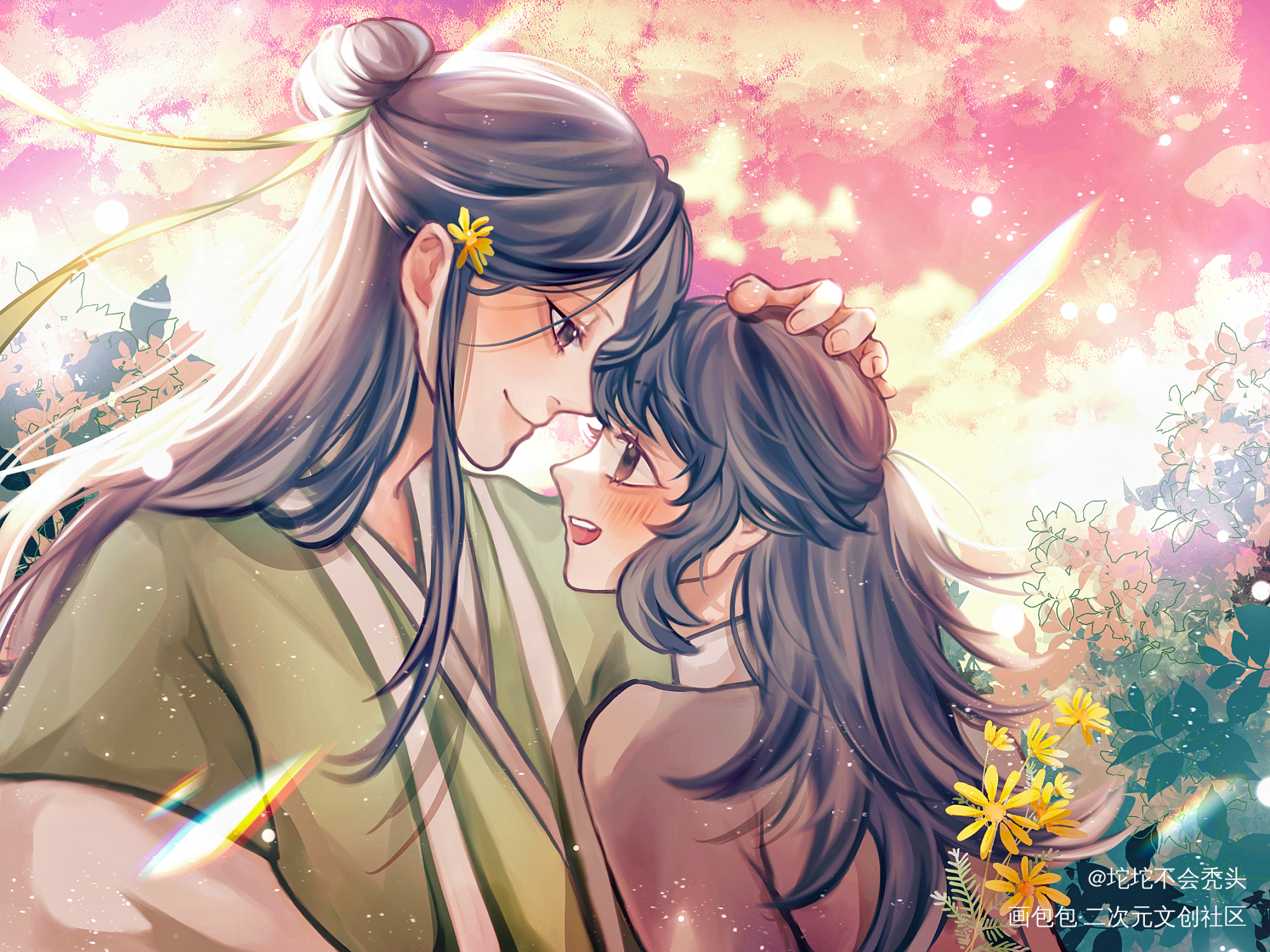 少年的心思_人渣反派自救系统冰秋沈清秋洛冰河绘画作品