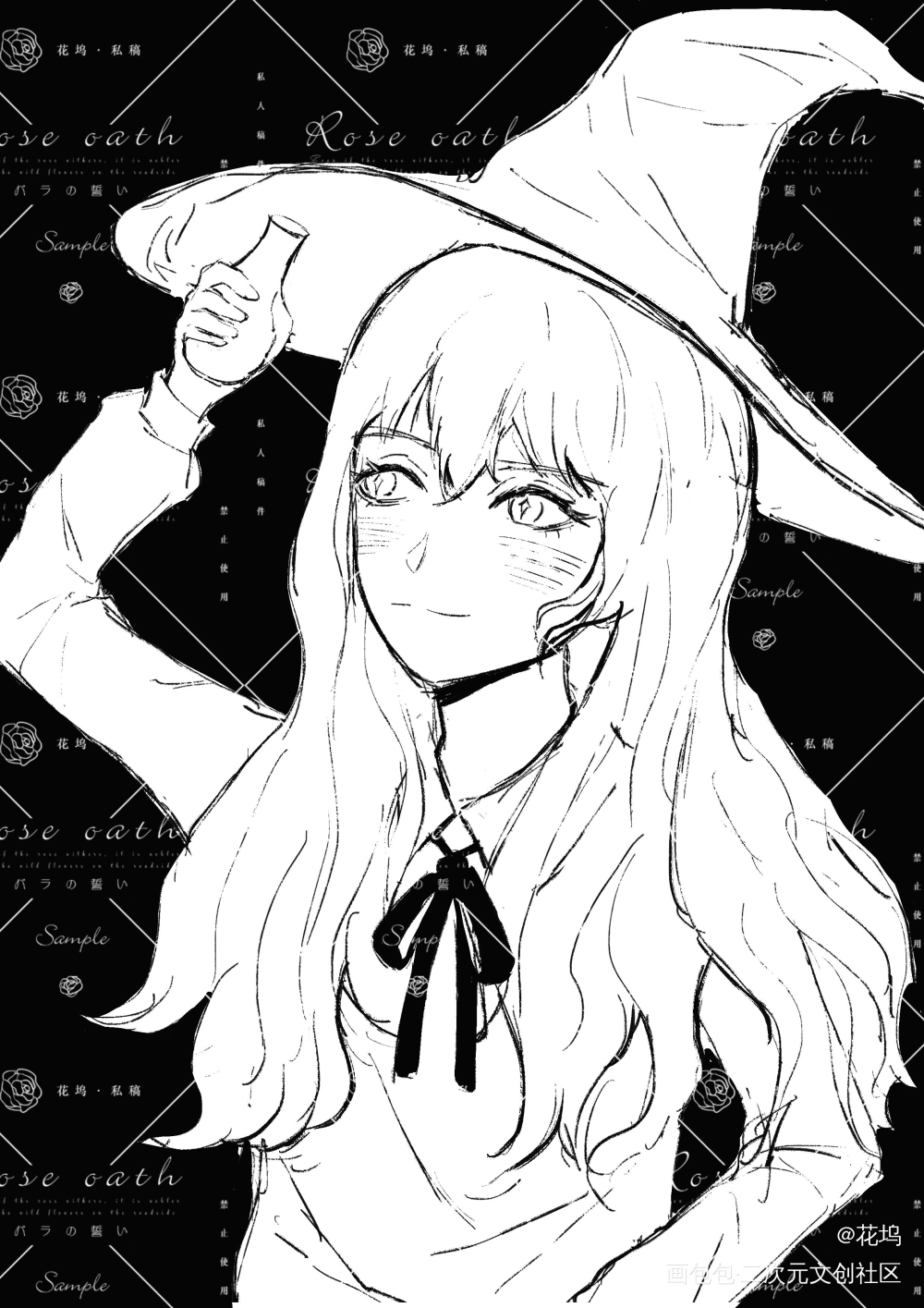 小女巫_我在惊悚游戏里封神绘画作品