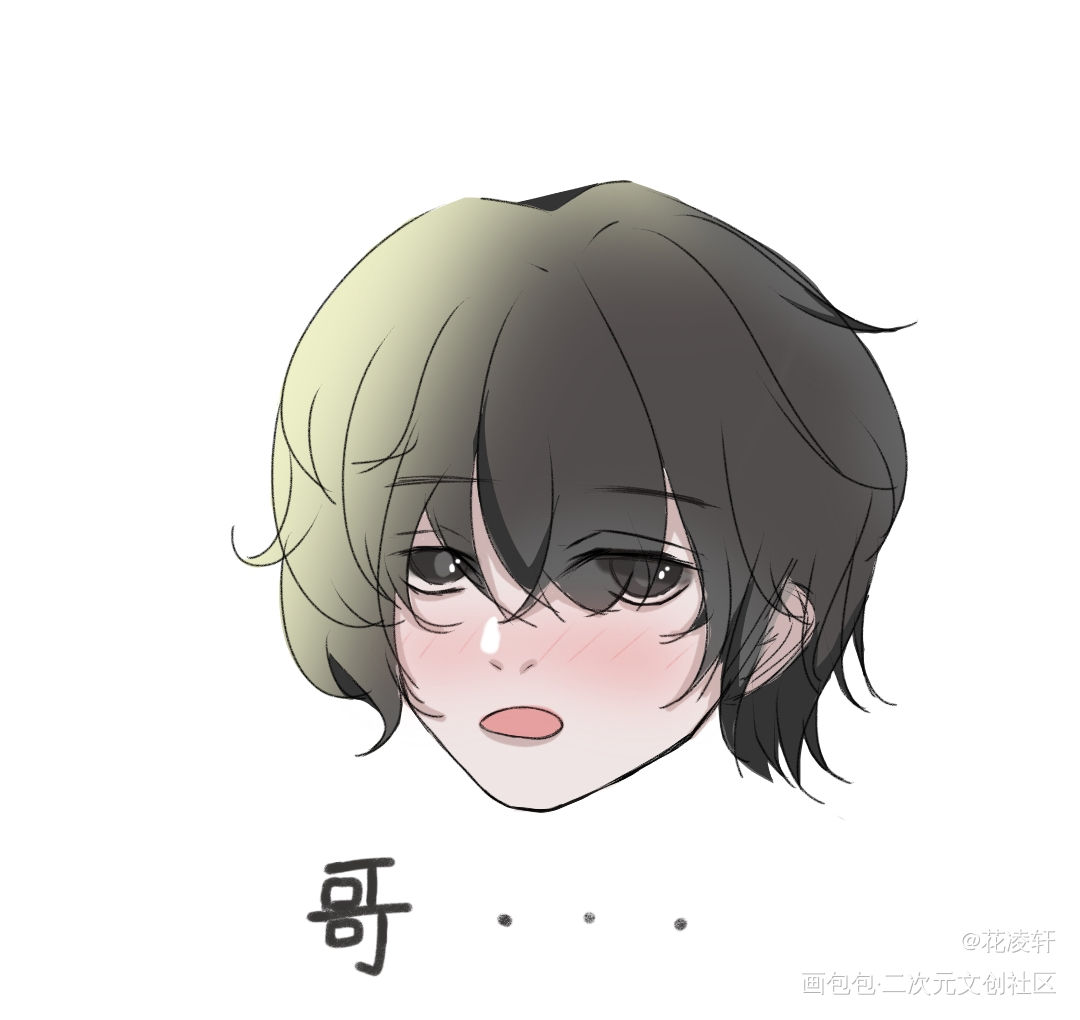 小朋友(๑°3°๑)_伪装学渣谢俞绘画作品