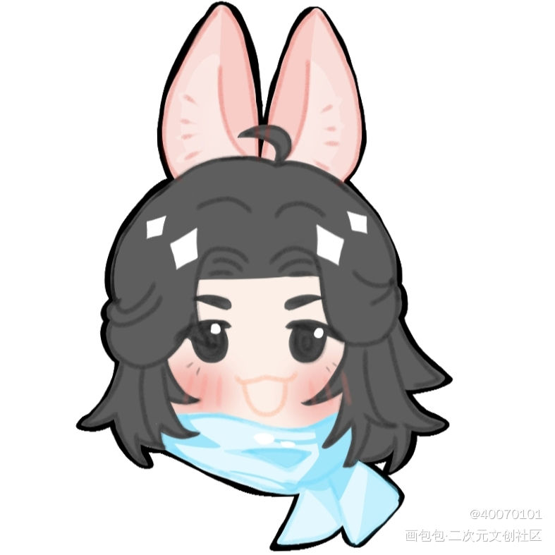 _天官赐福花怜Q版绘画作品