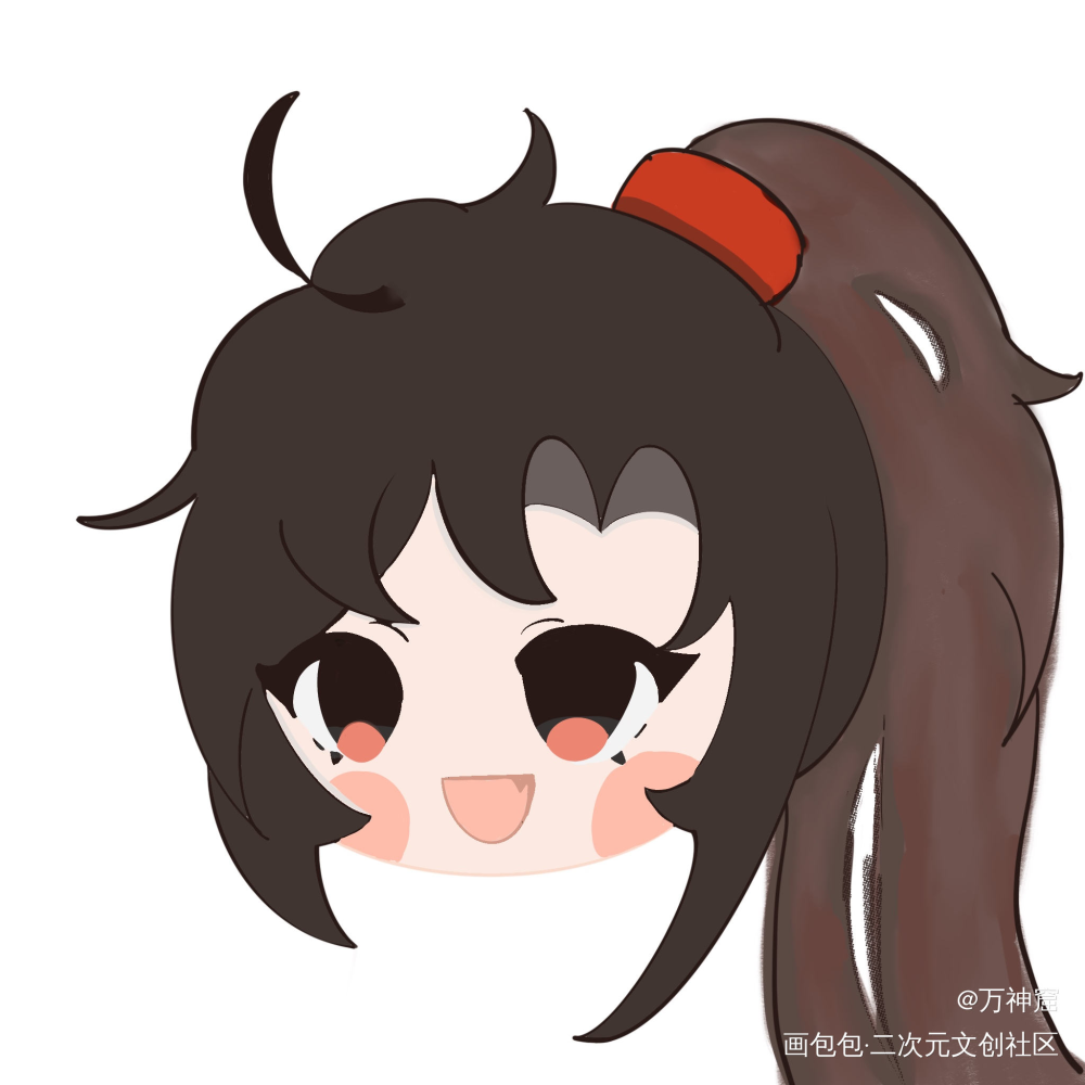 快乐羡羡_魔道祖师忘羡魏无羡Q版墨香铜臭绘画作品