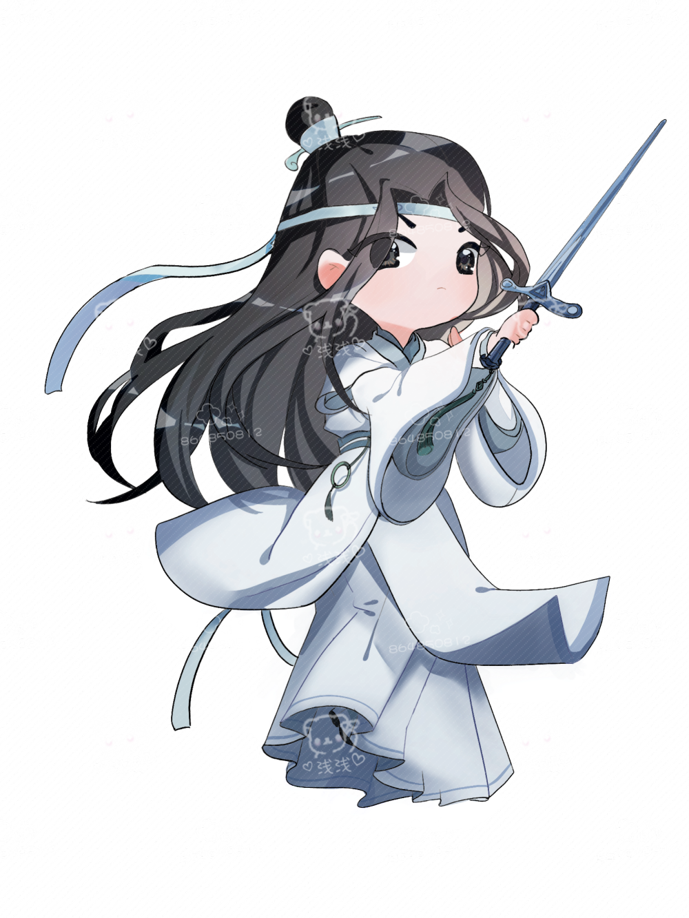少年忘羡_魔道祖师忘羡Q版绘画作品