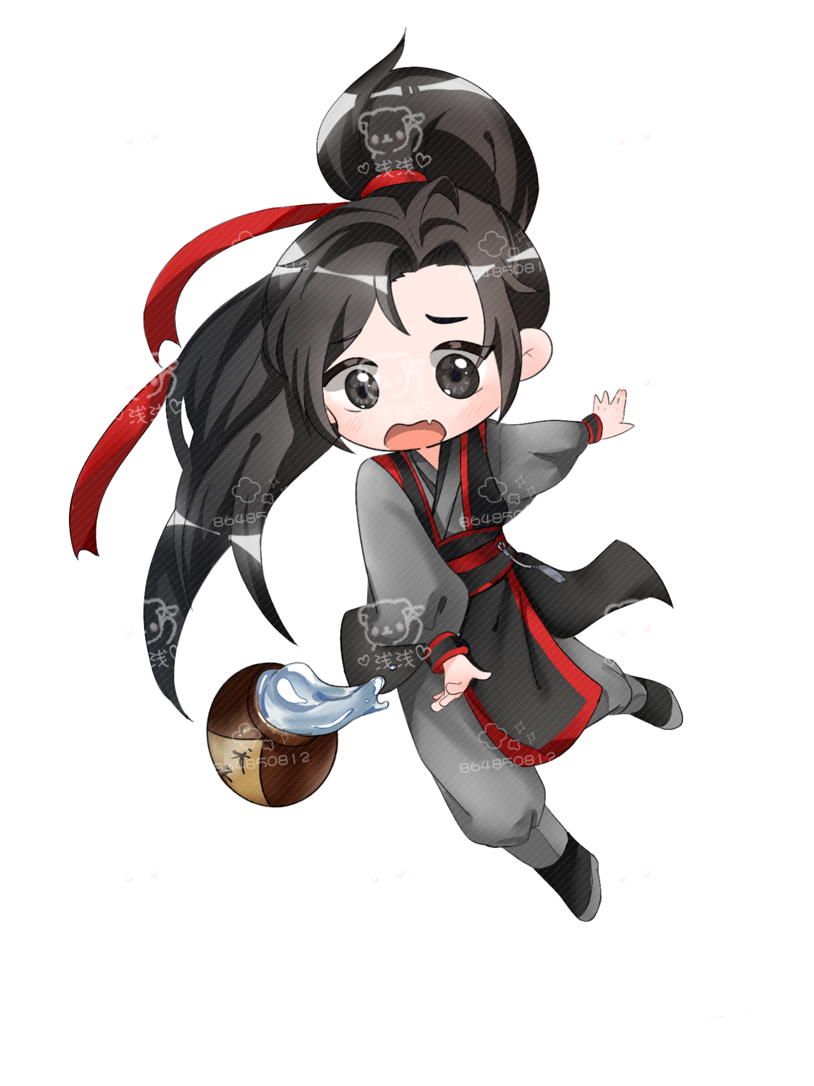 少年忘羡_魔道祖师忘羡Q版绘画作品