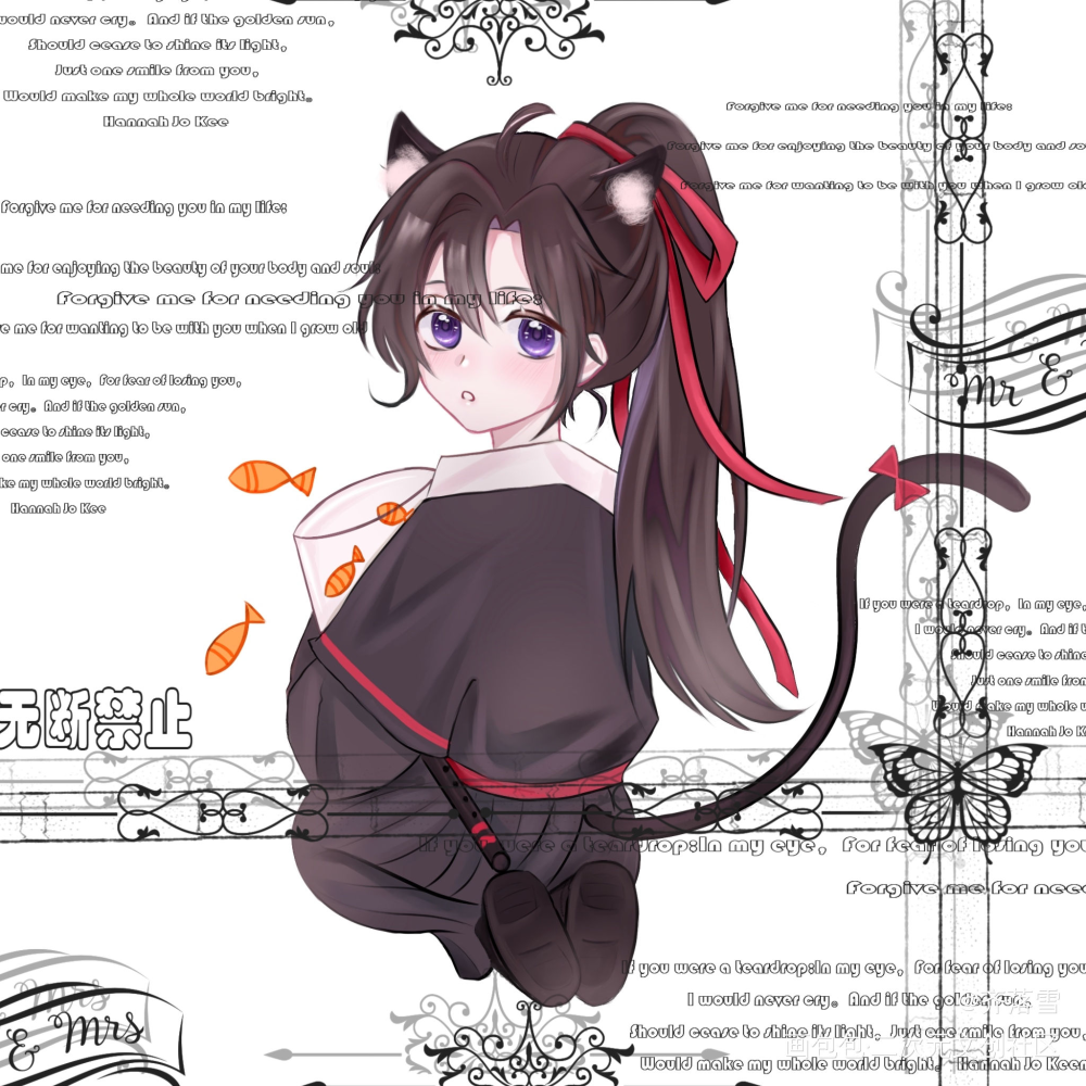 _魔道祖师忘羡绘画作品