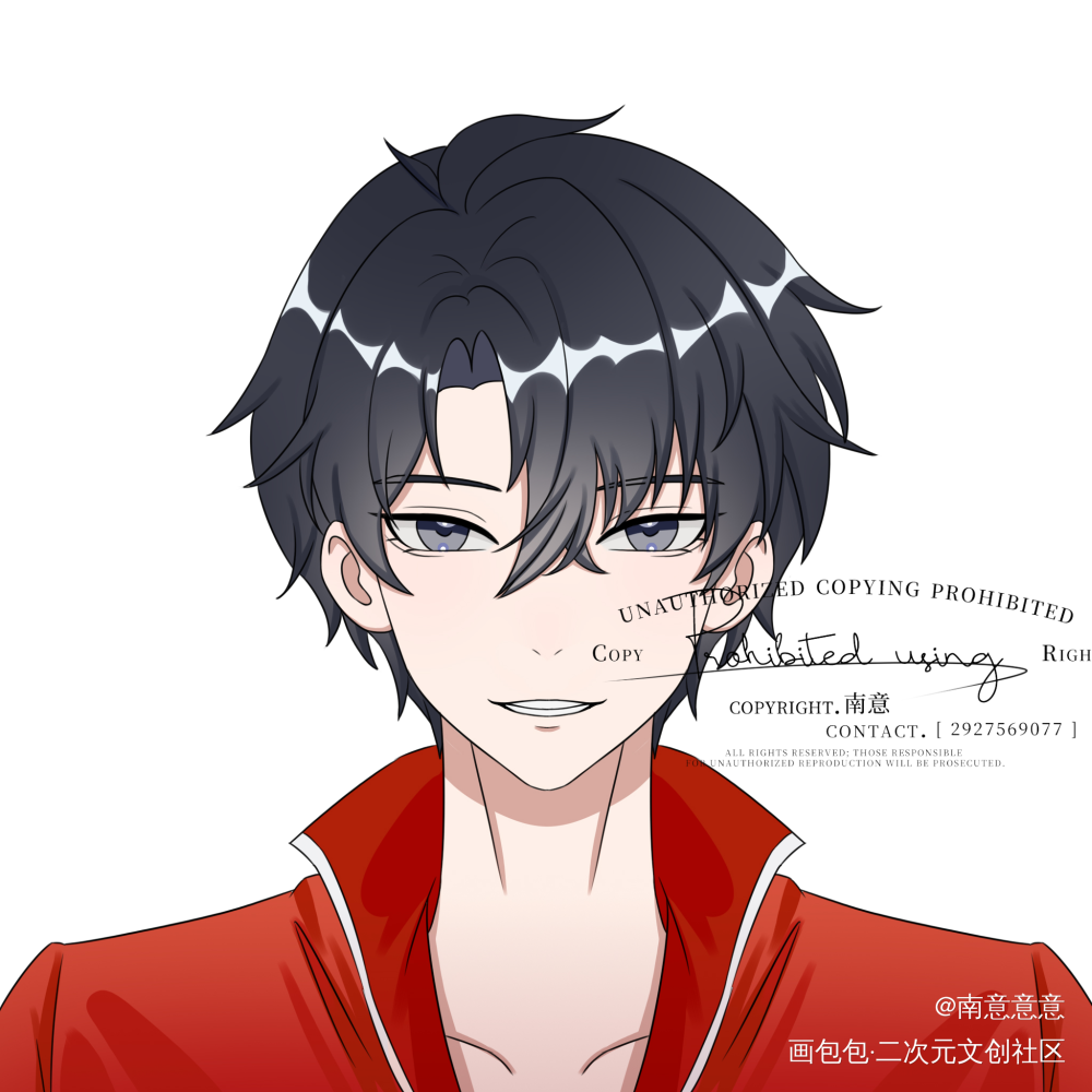 无料稿_伪装学渣朝俞绘画作品