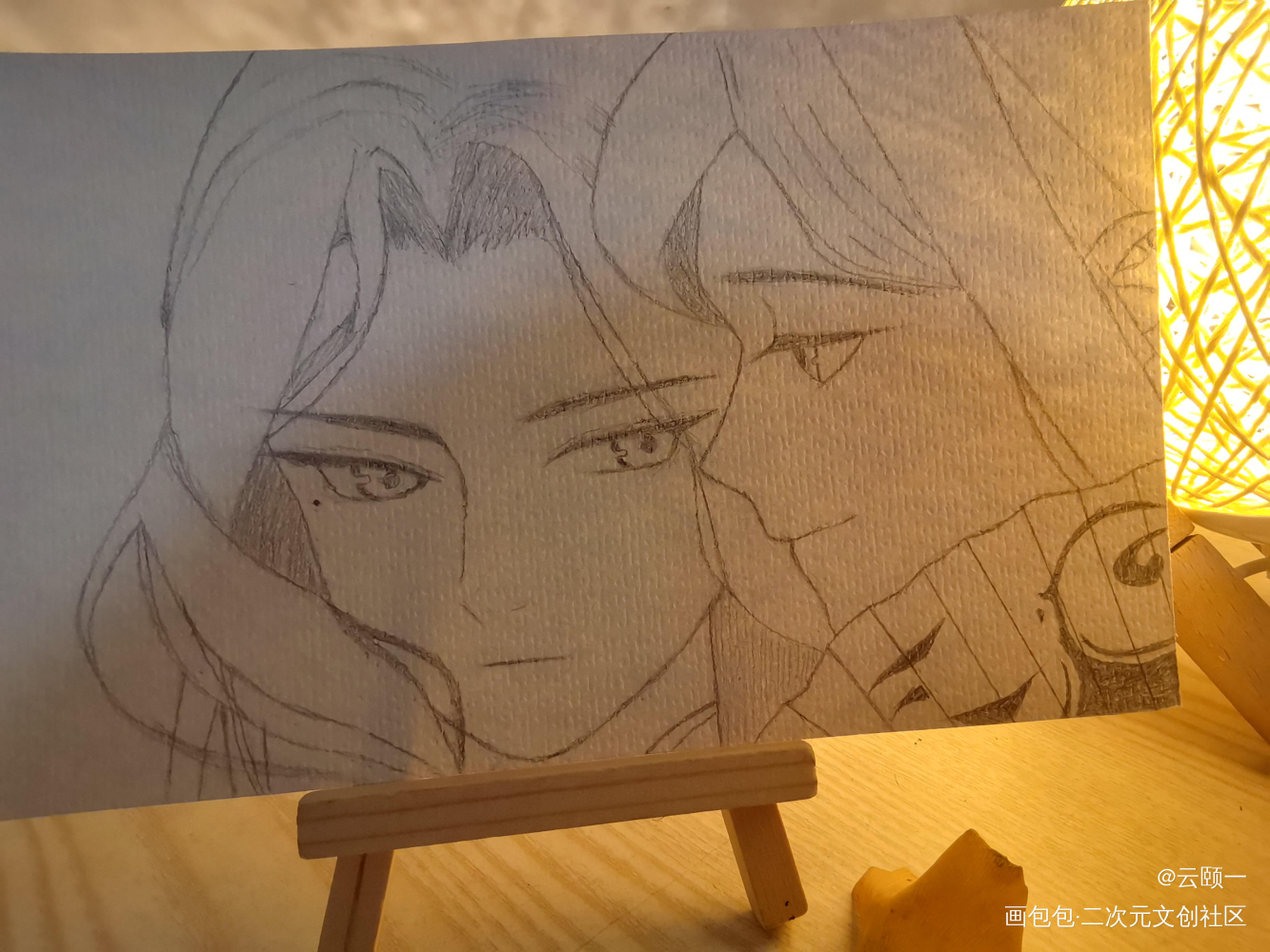 柳陆_古风柳陆一不小心救了江湖公敌临摹绘画作品
