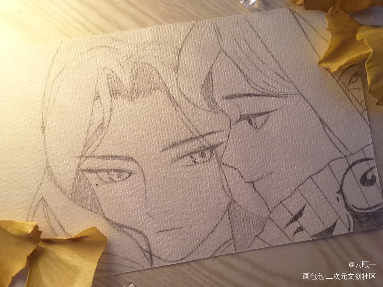 柳陆_古风柳陆一不小心救了江湖公敌临摹绘画作品