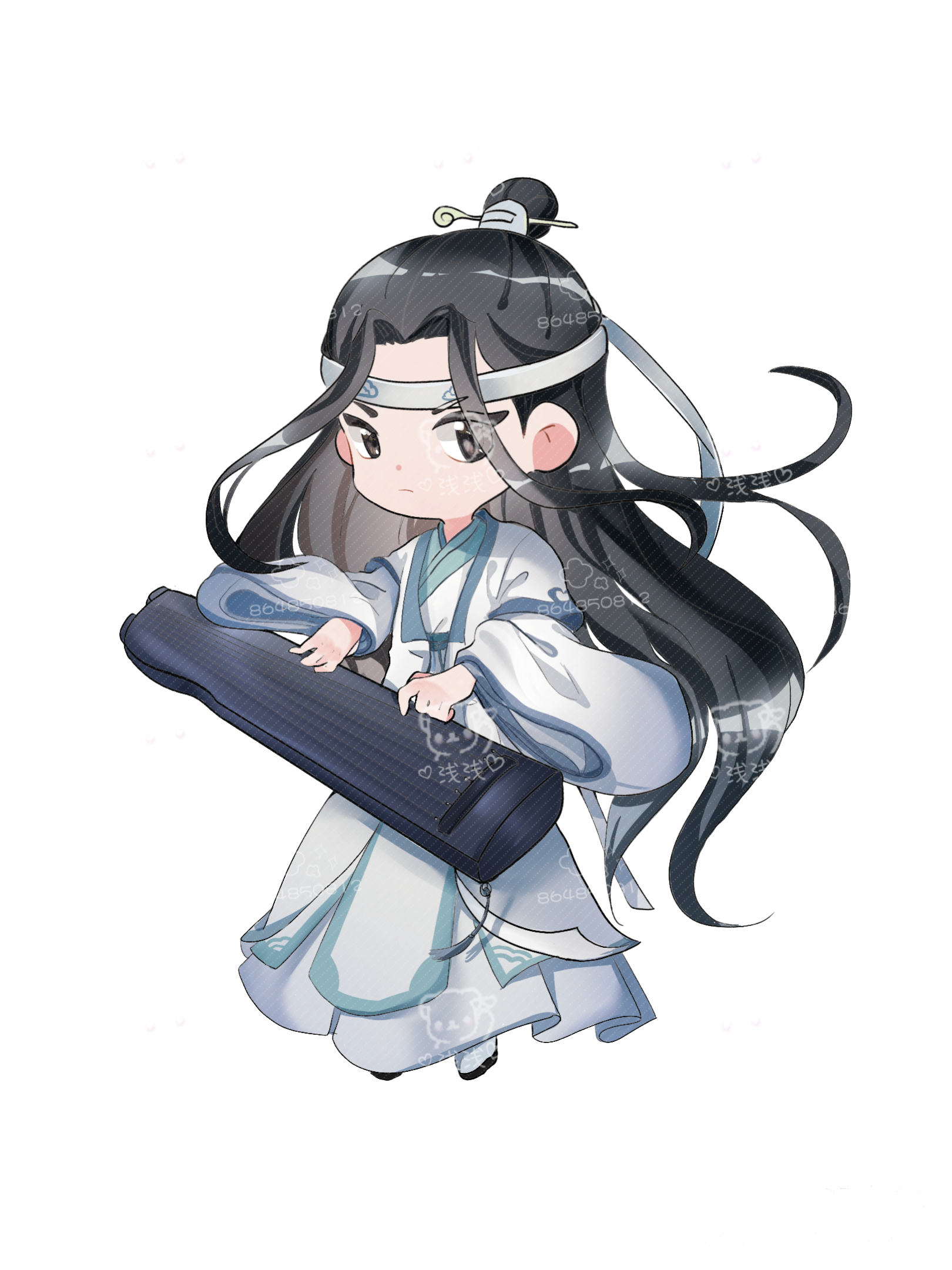 成年忘羡_魔道祖师忘羡Q版绘画作品