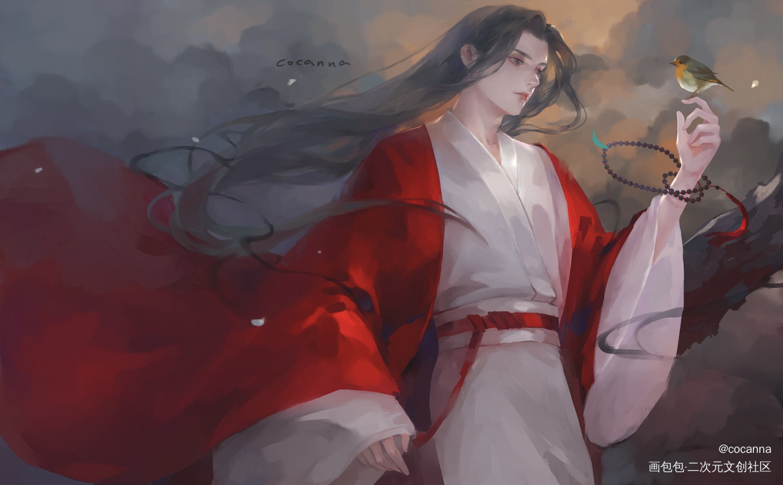 判官_厚涂古风木苏里判官绘画作品
