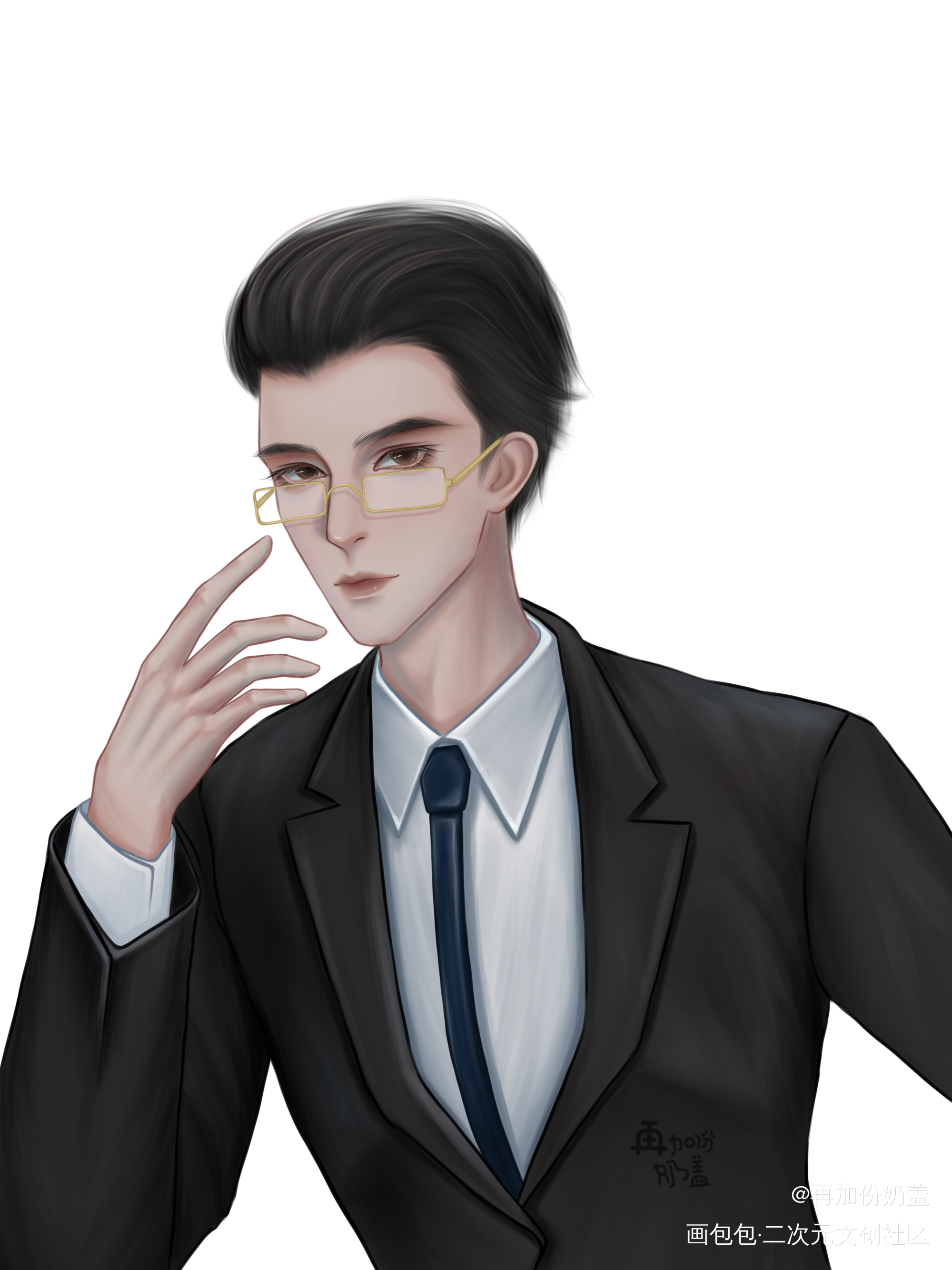 188男团  顾青裴_针锋对决188男团顾青裴手绘绘画作品